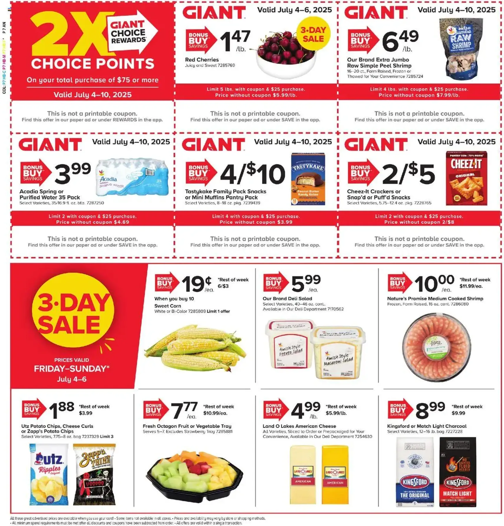 Giant Weekly Ad - valid flyer from 07/04/2025, page 5 of 19 Giant Weekly Ad - valid flyer from 07/04/2025, page 5 of 19
