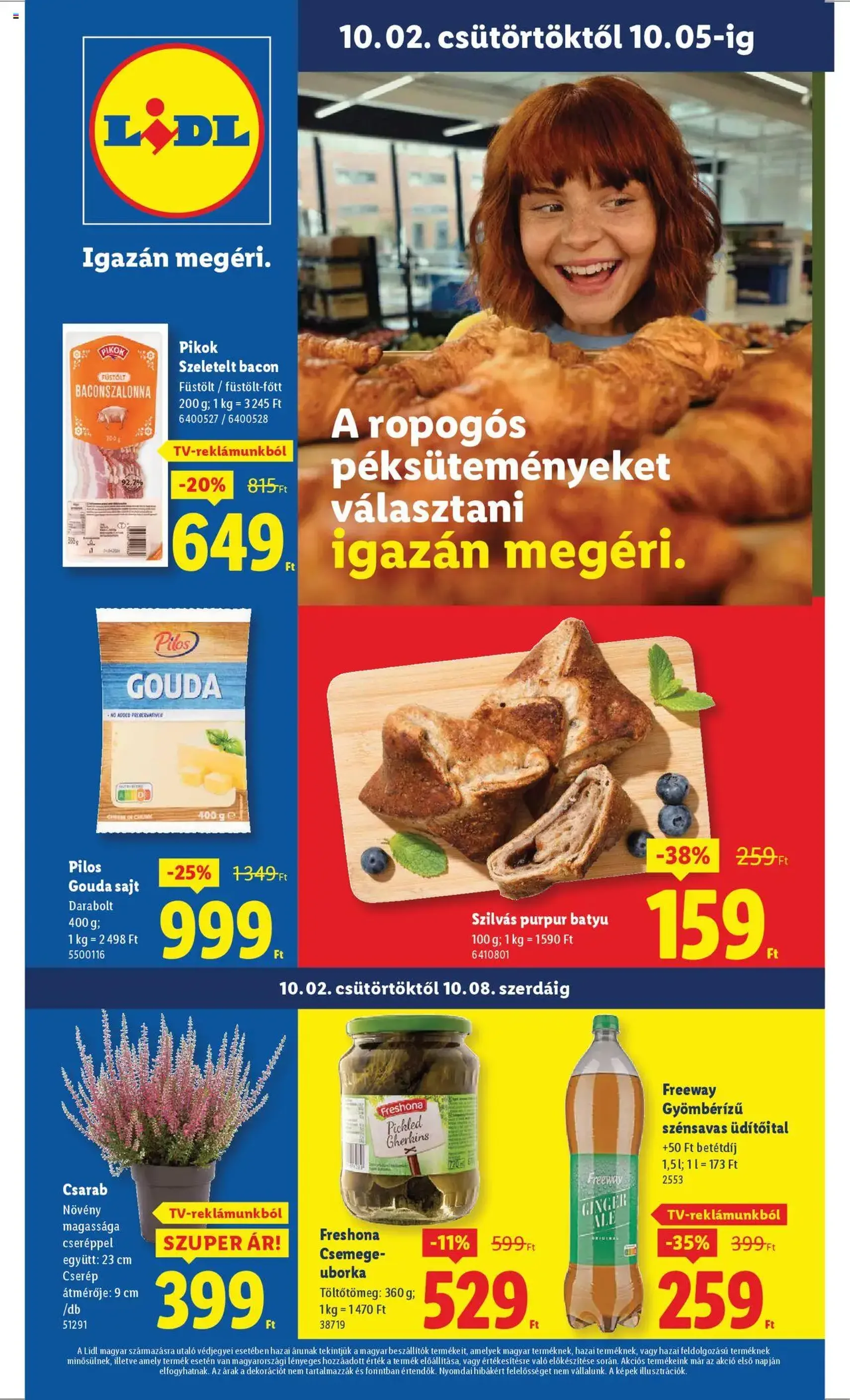 Lidl Akciós újság - 2025.10.02. érvényes szórólap 1 oldal 76 oldalból Lidl Akciós újság - 2025.10.02. érvényes szórólap 1 oldal 76 oldalból