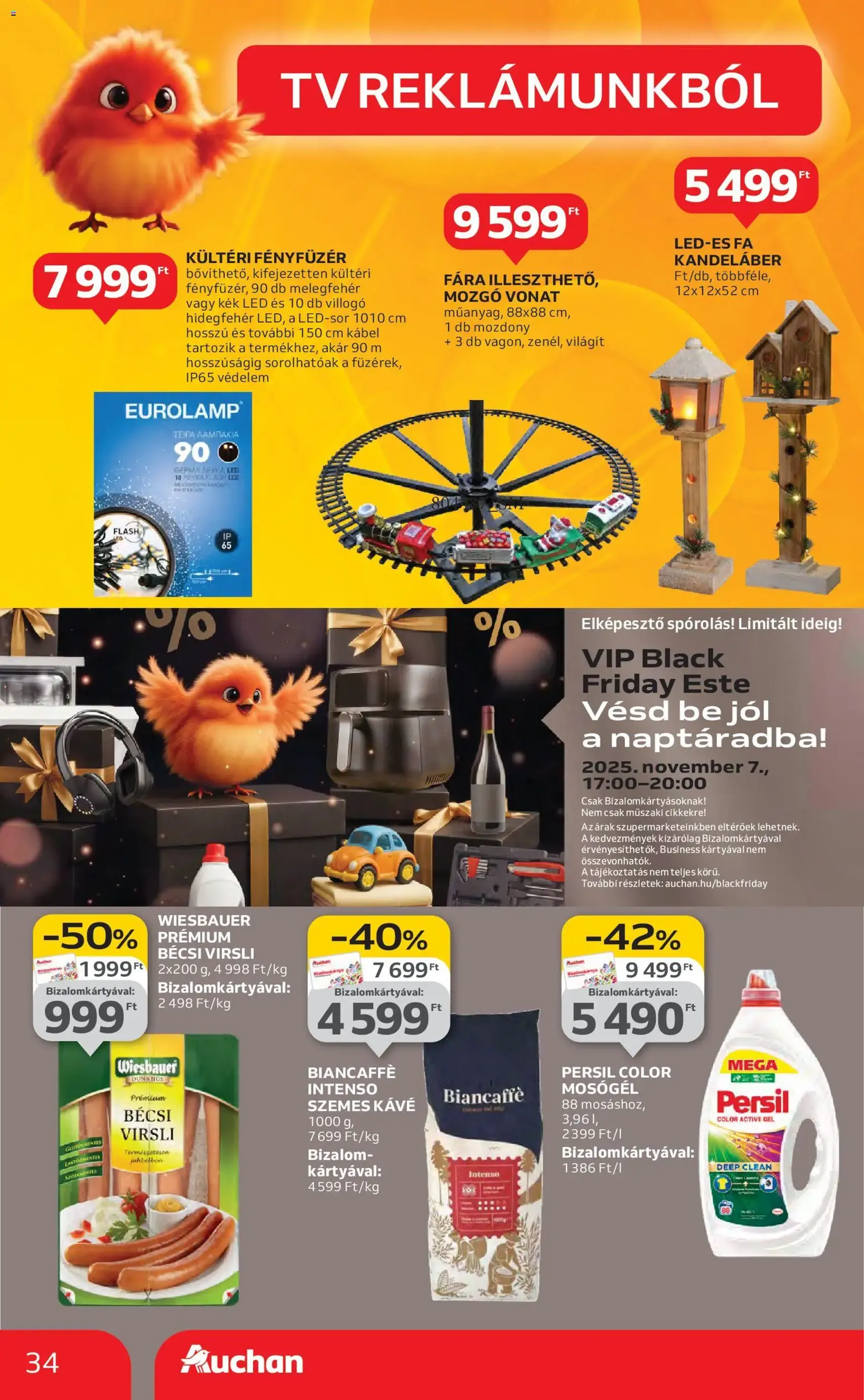 Auchan Akciós újság - 2025.10.30. érvényes szórólap 34 oldal 58 oldalból Auchan Akciós újság - 2025.10.30. érvényes szórólap 34 oldal 58 oldalból