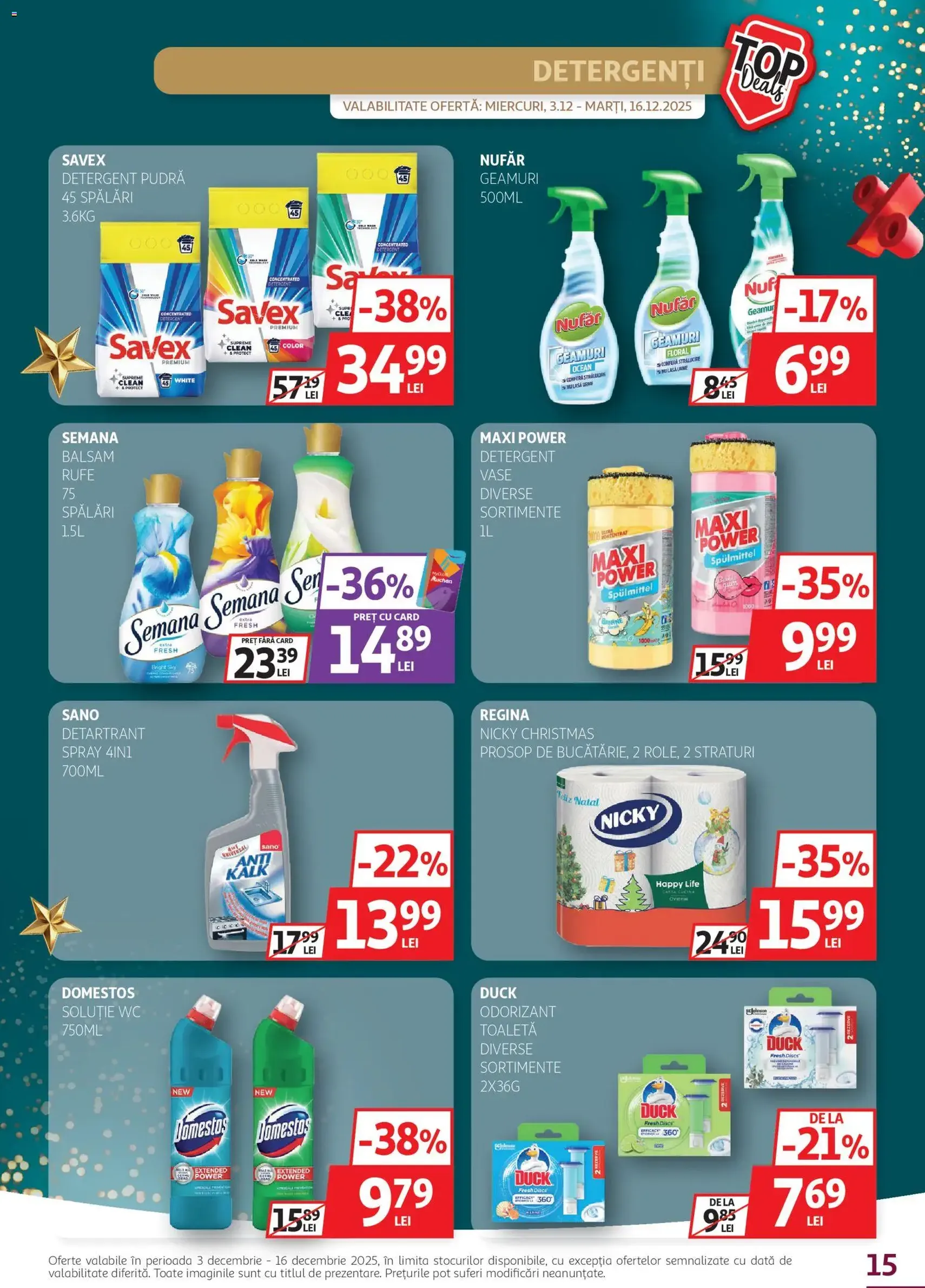 Catalog Auchan - cataloage valabile începând cu 03.12.2025 pagina 15 din 34