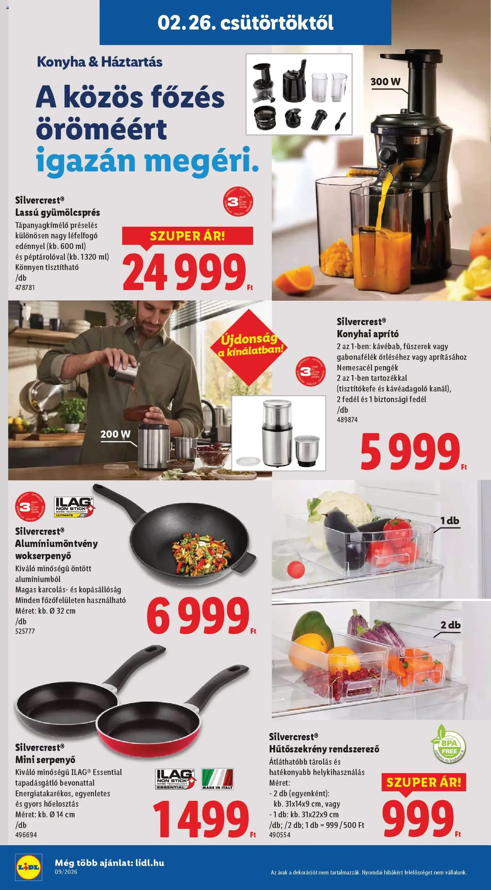 Lidl Akciós újság - 2026.02.26. érvényes szórólap 42 oldal 80 oldalból