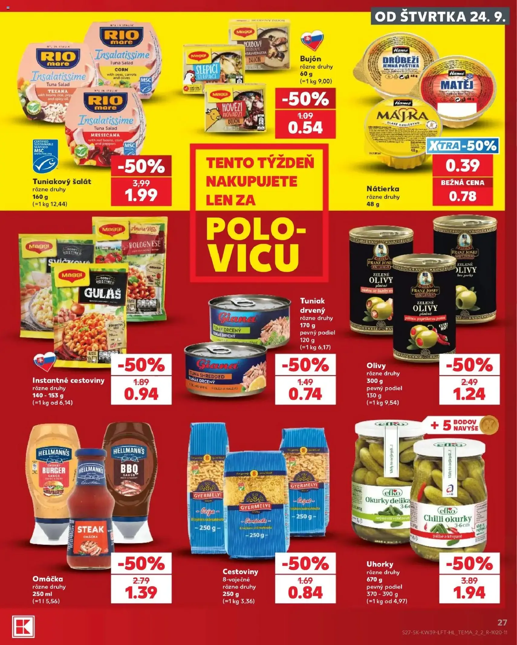 Kaufland leták - platný leták od 24.09.2026 strana 27 z 82