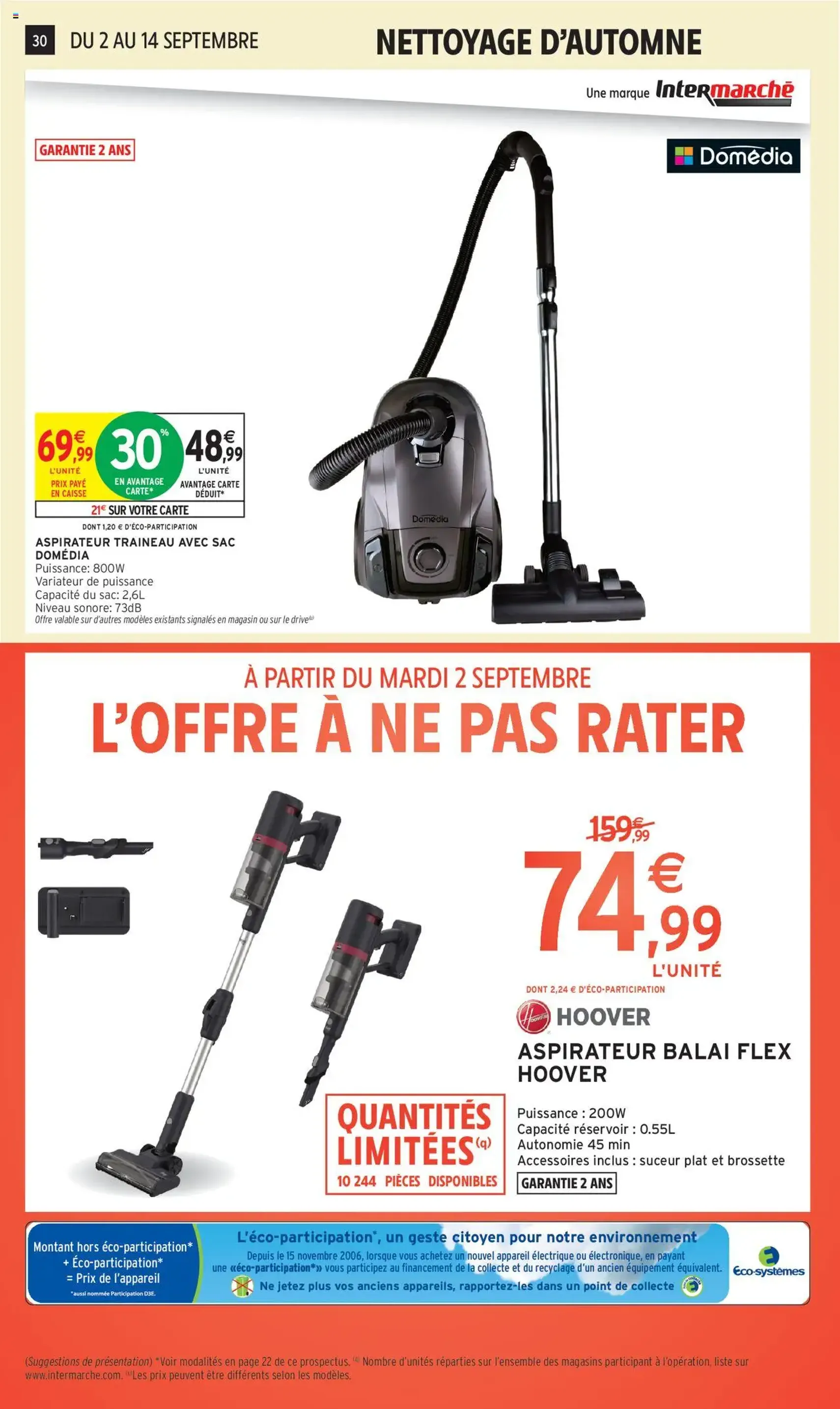 Intermarché Catalogue Découvrez nos offres spéciales rentrée | Super - brochure valable à partir du 02/09/2025, page 30 sur 32 Intermarché Catalogue Découvrez nos offres spéciales rentrée | Super - brochure valable à partir du 02/09/2025, page 30 sur 32