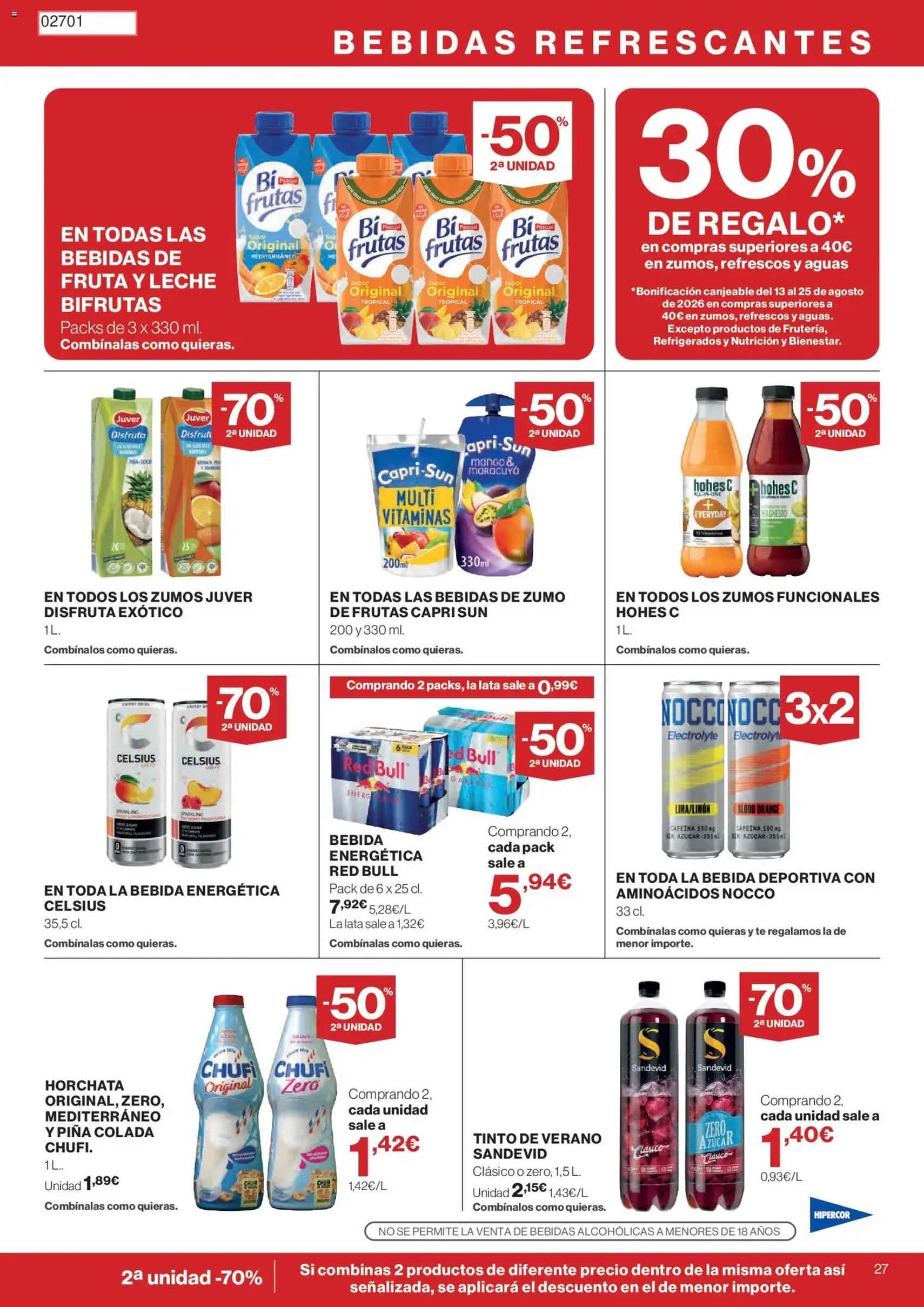 Hipercor catálogo - folleto válido desde 30/07/2026 página 27 de 48