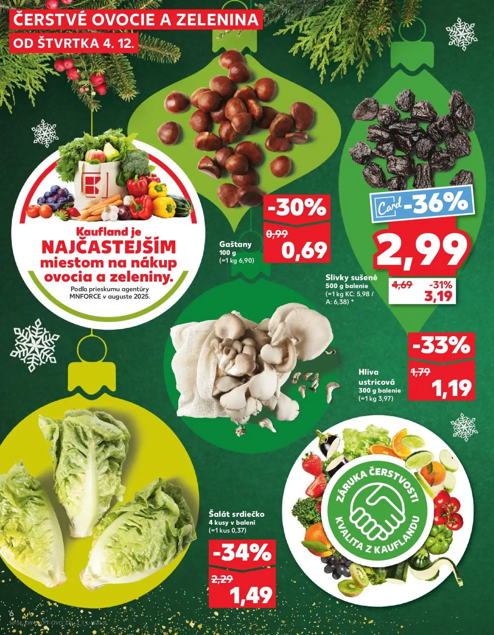 Kaufland SK Akciós újság - 2025.12.04. érvényes szórólap 6 oldal 80 oldalból