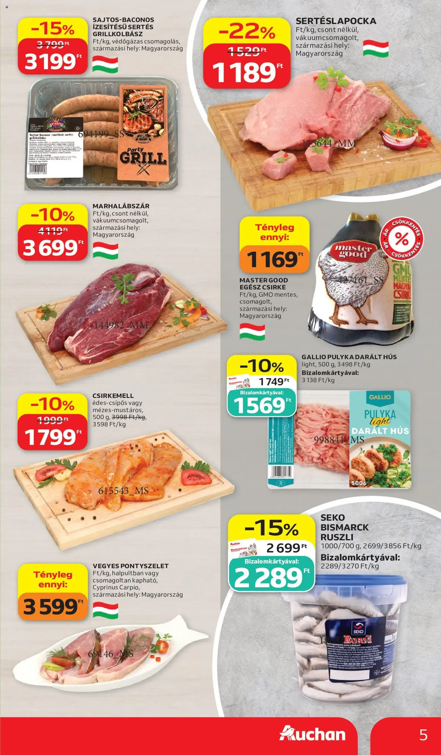 Auchan akciós újság - 2026.06.11. érvényes szórólap 5 oldal 46 oldalból