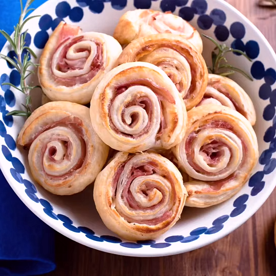 Anteprima ricetta Girelle di pasta sfoglia