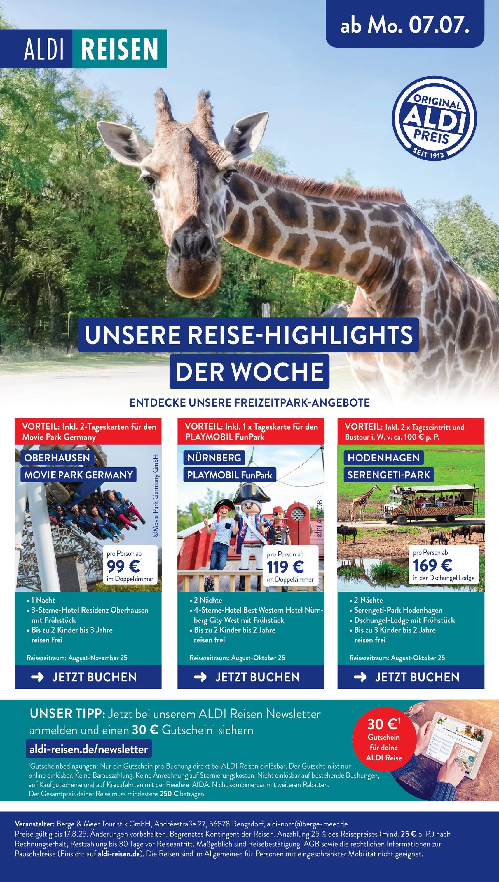Aldi Prospekt - Gültiger Prospekt ab 04.08.2025, Seite 43 von insgesamt 45