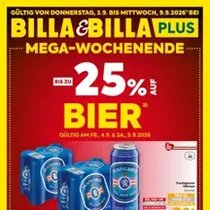 Billa - Flugblatt - Prospekt Vorschau gültig ab 03.09.2026