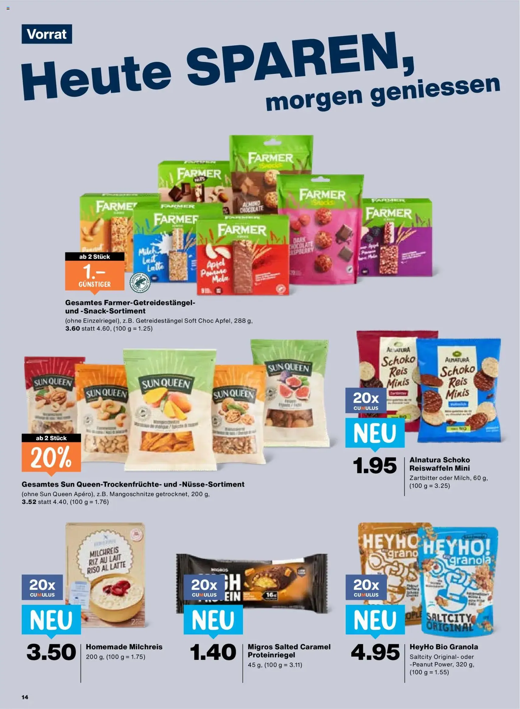 Migros aktionen - Gültiger Prospekt ab 15.05.2026, Seite 14 von insgesamt 24