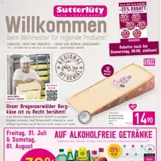 Sutterlüty Flugblatt - Prospekt Vorschau gültig ab 30.07.2026