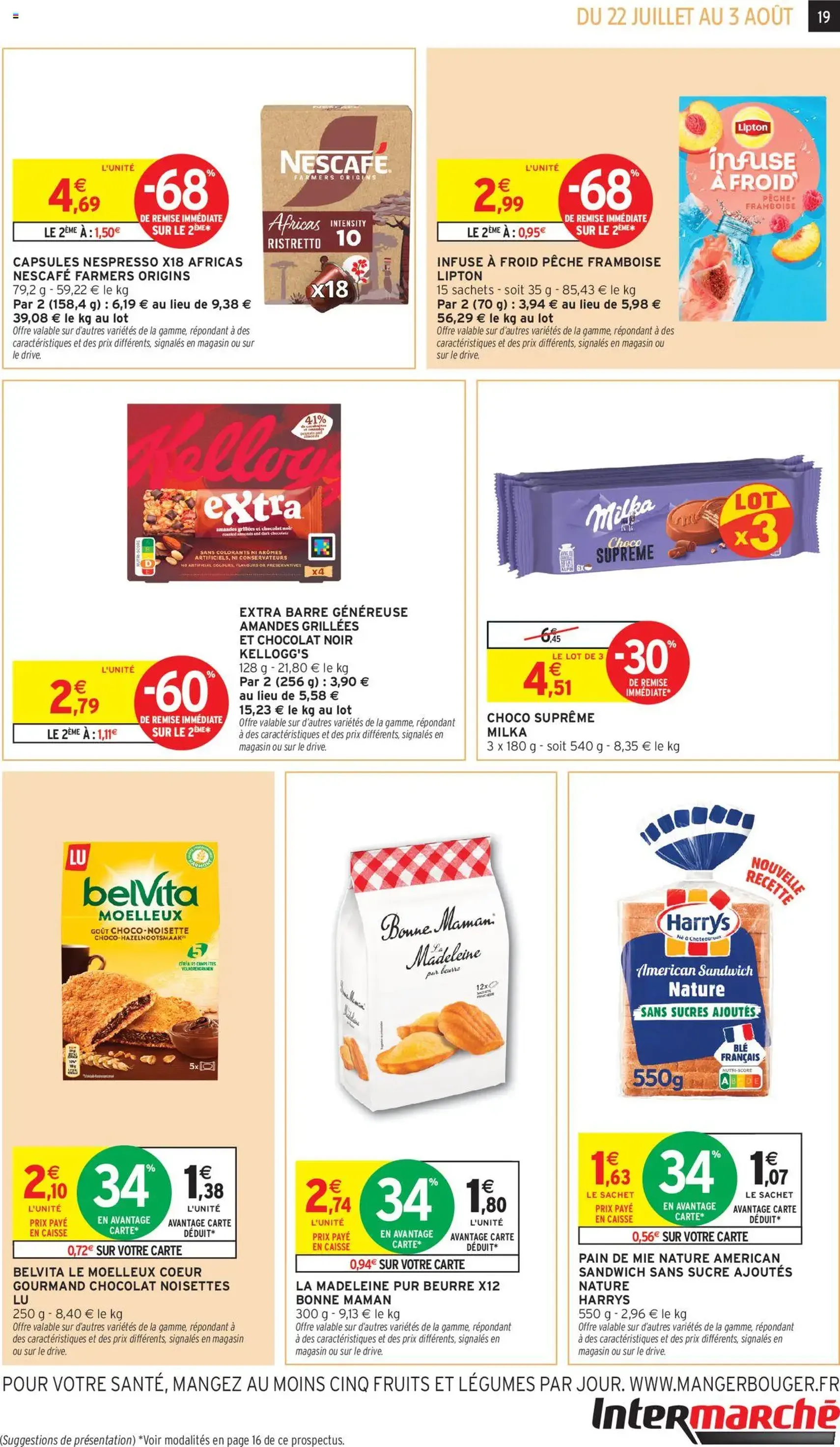 Intermarché catalogue semaine 29 - brochure valable à partir du 22/07/2025, page 19 sur 32