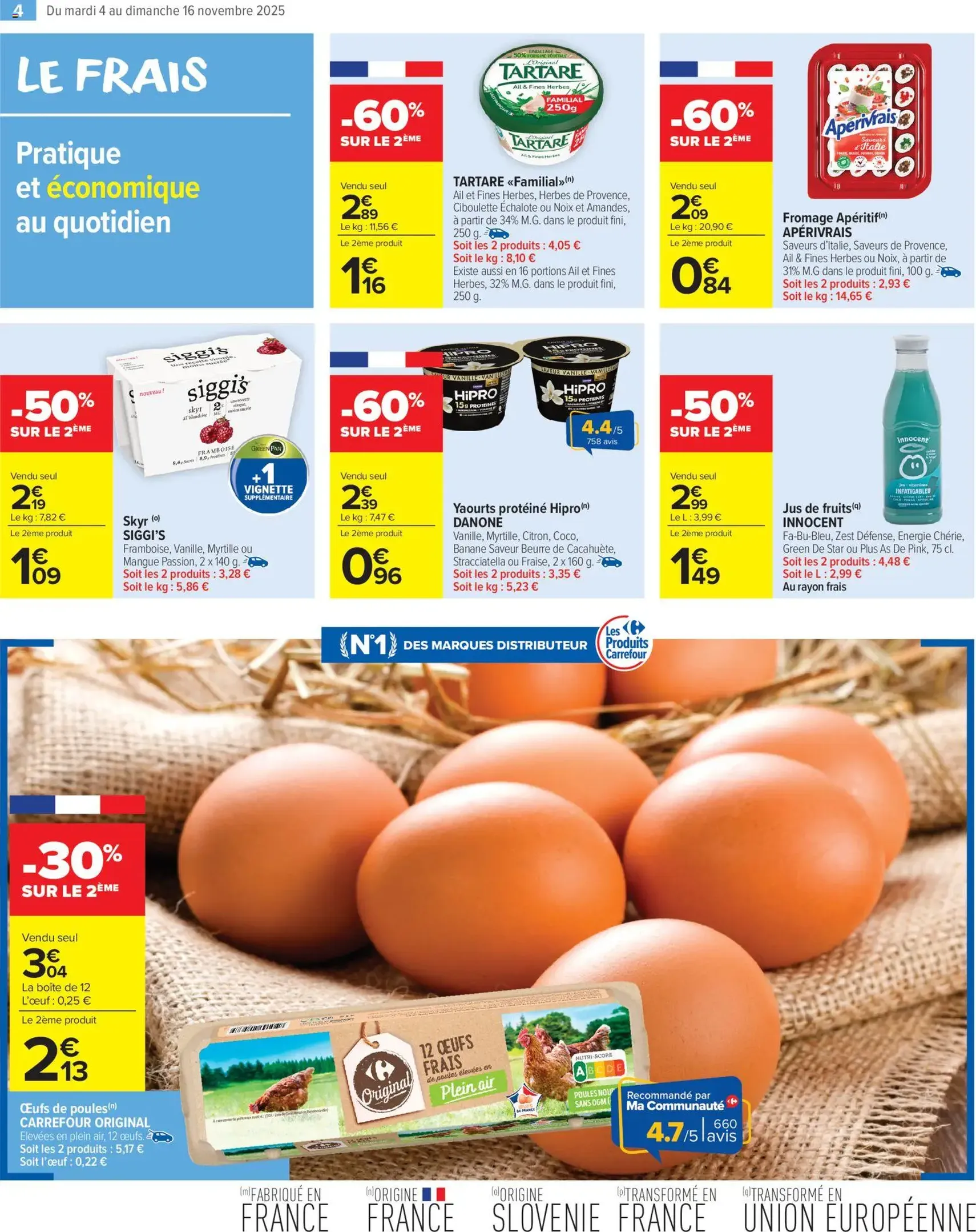 Carrefour Market catalogue semaine 45 - brochure valable à partir du 04/11/2025, page 6 sur 16