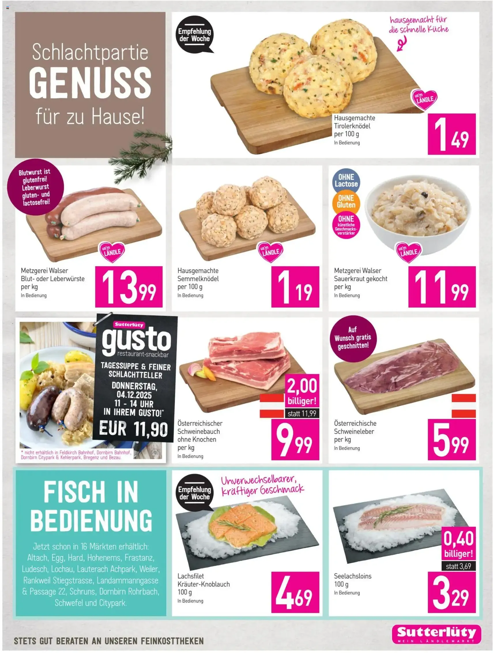 Sutterlüty Flugblatt - Gültiger Prospekt ab 04.12.2025, Seite 11 von insgesamt 24