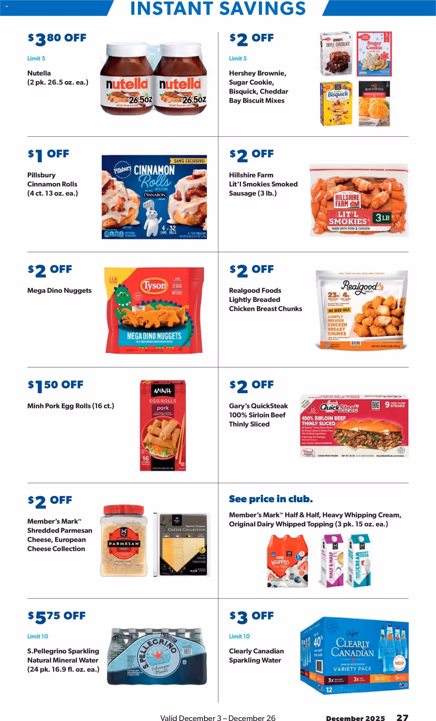 Sam's Club Instant Savings Book December - valid flyer from 12/03/2025, page 27 of 48