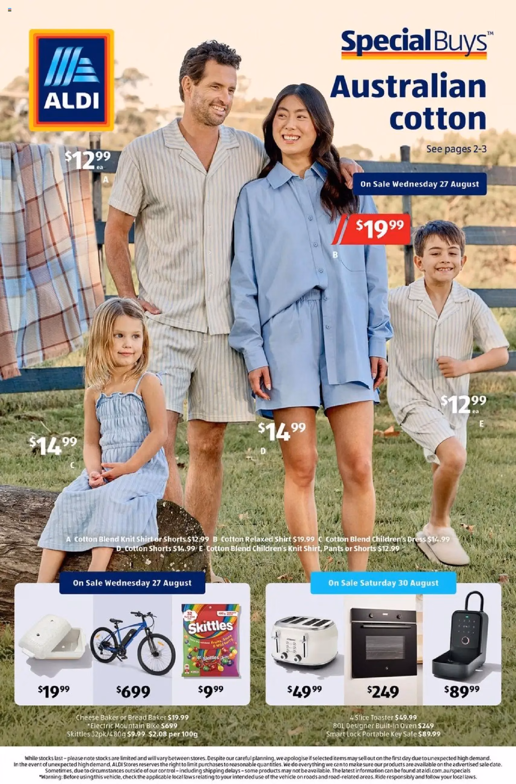 Catalogue Aldi - valid flyer from 27/08/2025, page 1 of 24 Catalogue Aldi - valid flyer from 27/08/2025, page 1 of 24