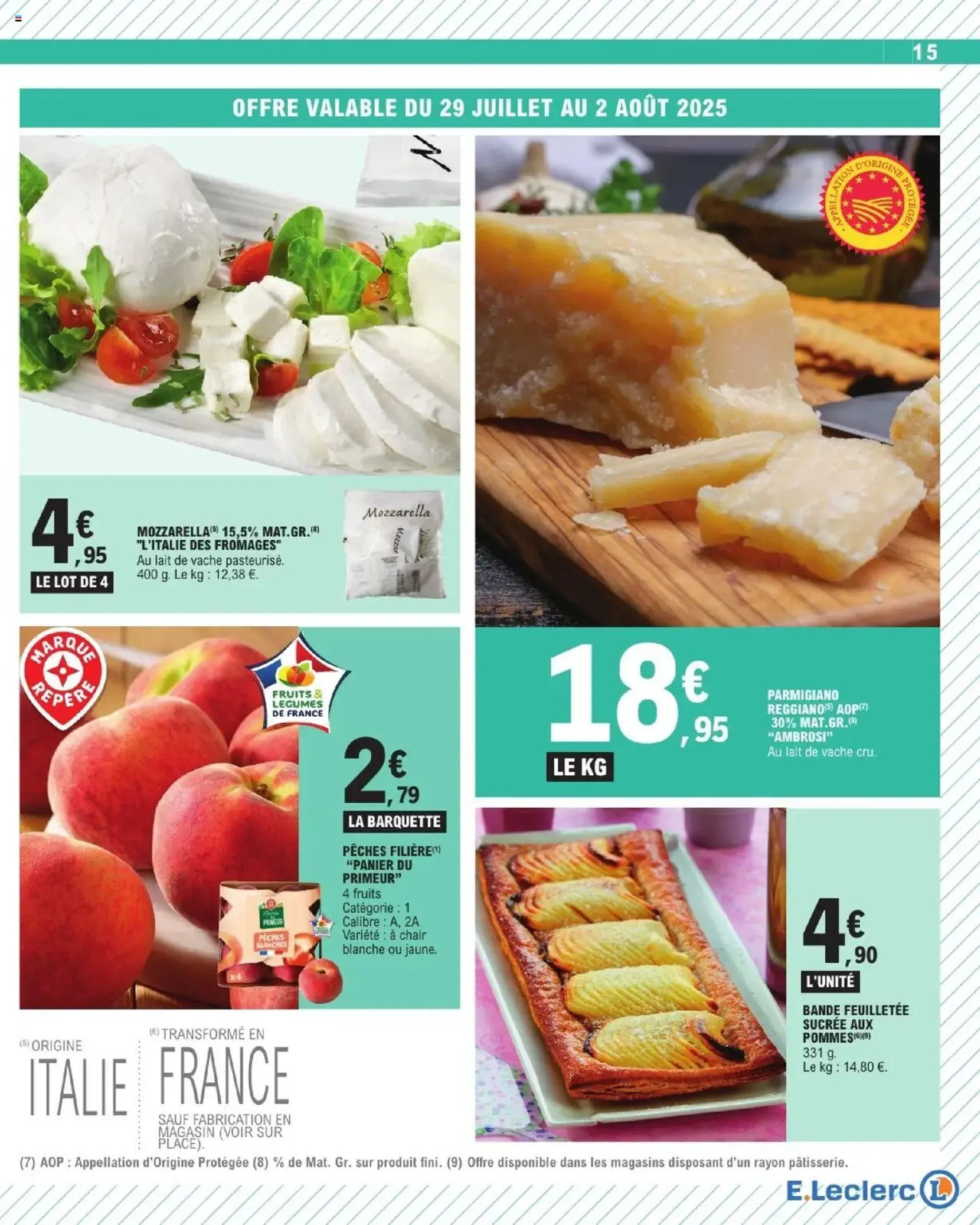 E.Leclerc catalogue de la semaine 31 - brochure valable à partir du 29/07/2025, page 15 sur 28