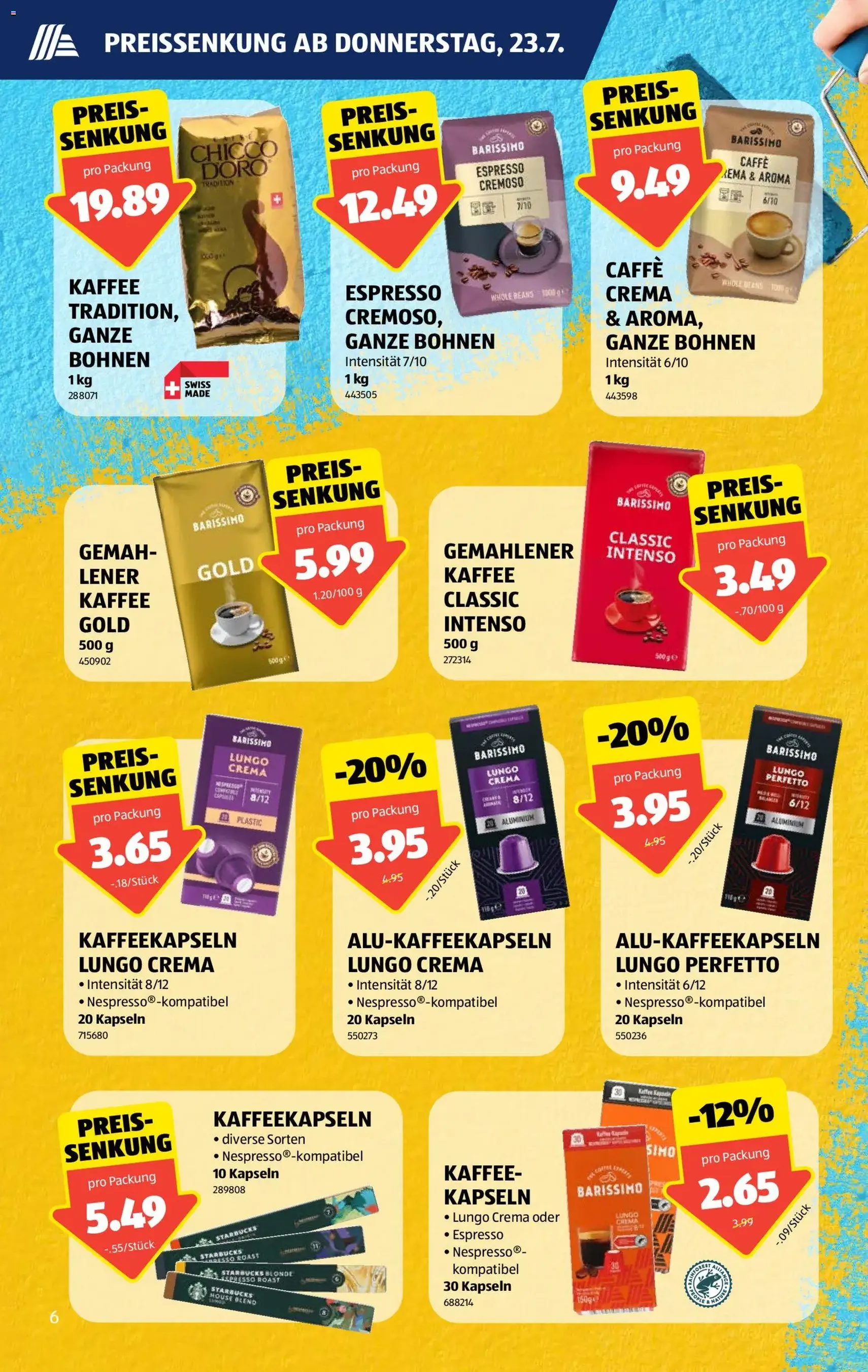 Aldi aktionen - Gültiger Prospekt ab 23.07.2026, Seite 6 von insgesamt 44