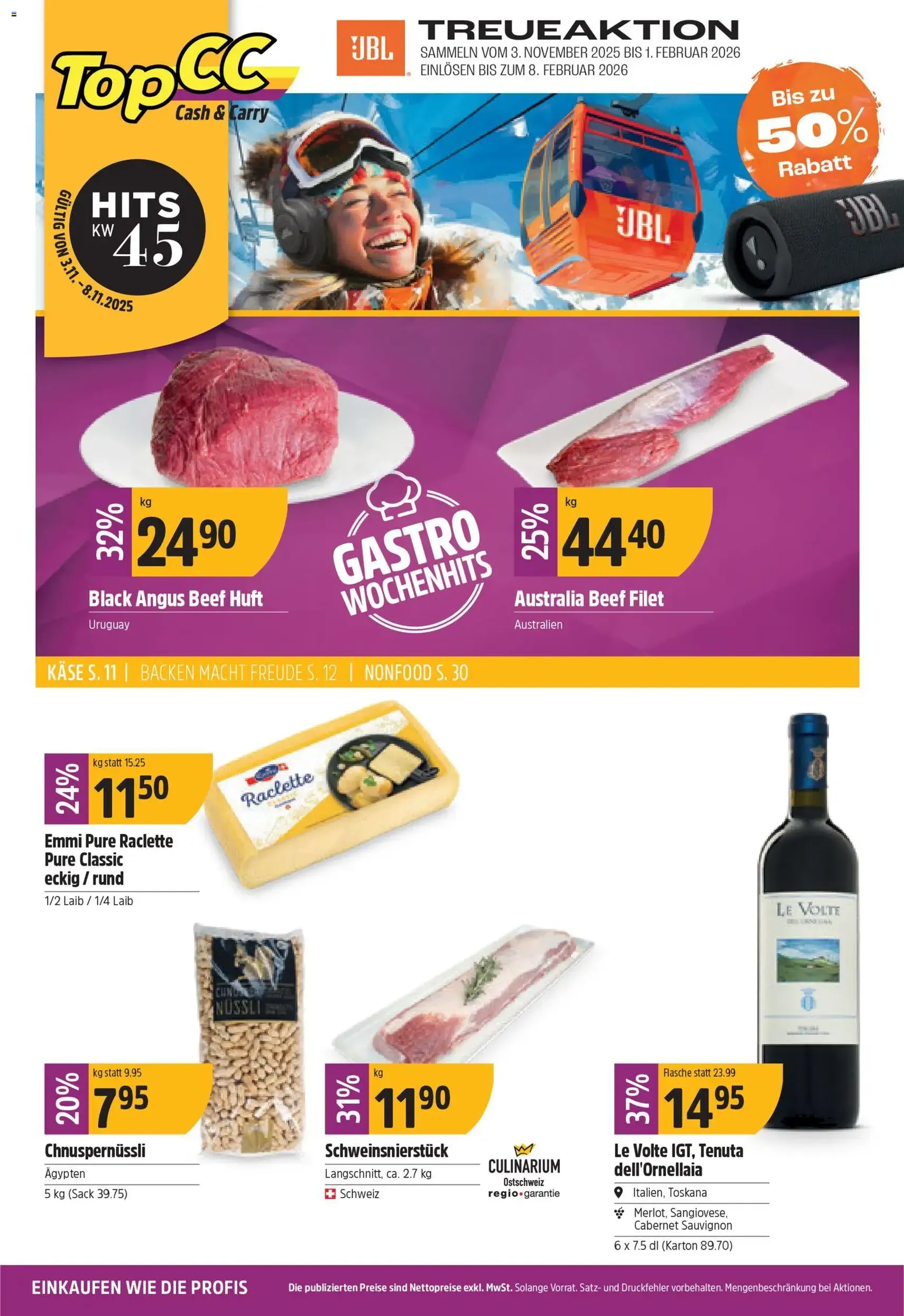 TopCC Aktionen - Gültiger Prospekt ab 03.11.2025, Seite 1 von insgesamt 32 TopCC Aktionen - Gültiger Prospekt ab 03.11.2025, Seite 1 von insgesamt 32