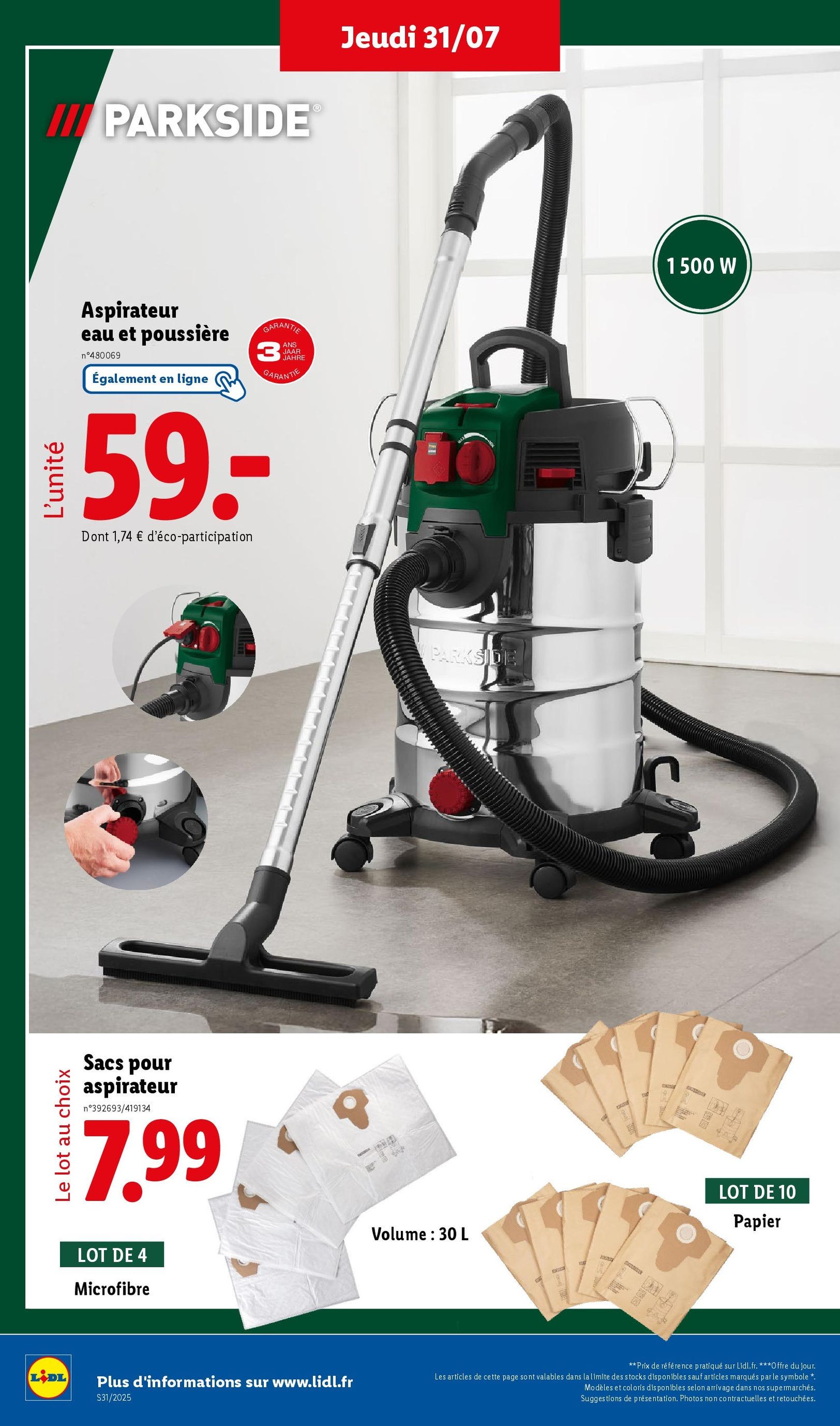 LIDL catalogue semaine 30 - brochure valable à partir du 31/07/2025, page 32 sur 73 LIDL catalogue semaine 30 - brochure valable à partir du 31/07/2025, page 32 sur 73