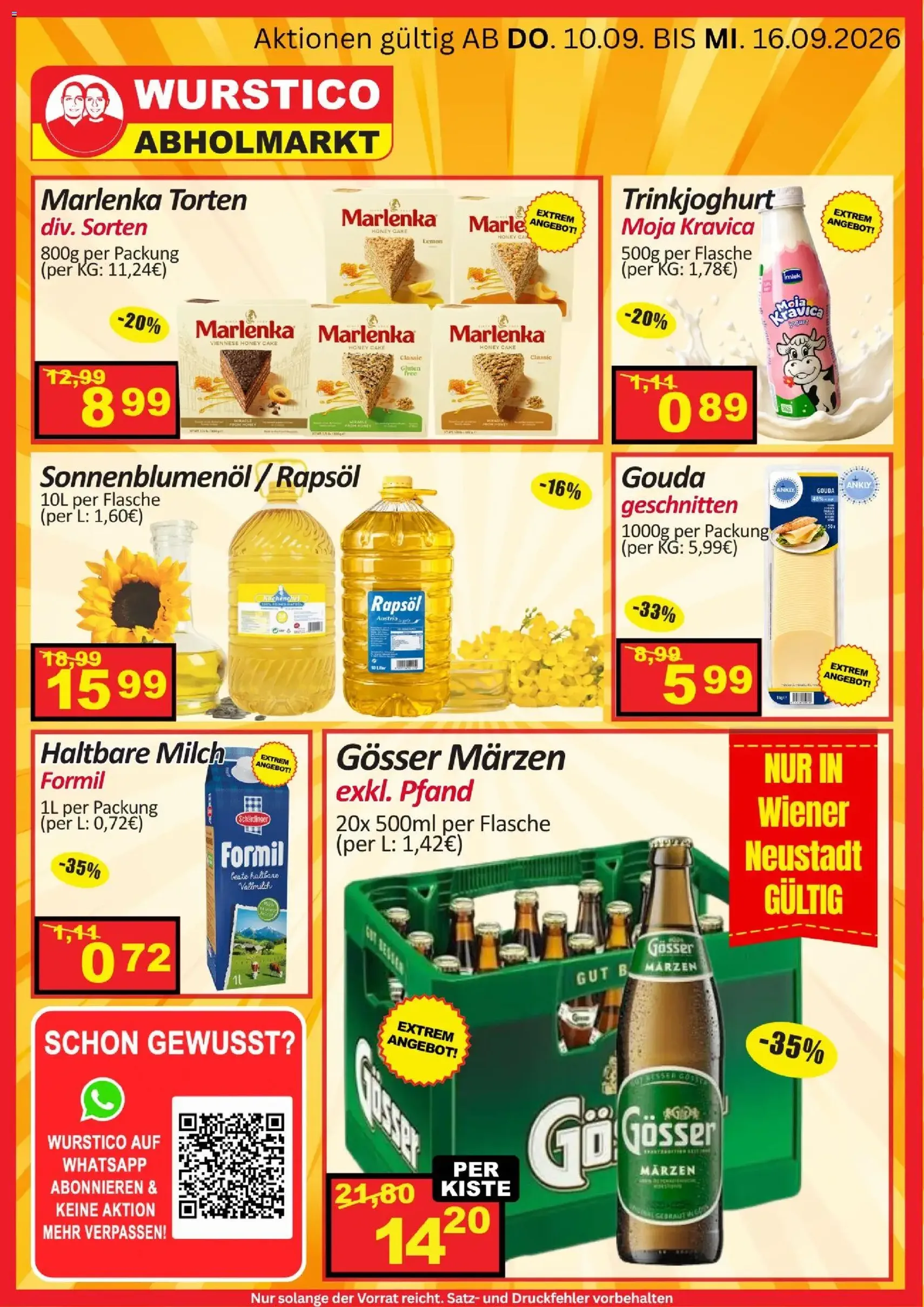 Wurstico Abholmarkt Flugblatt - Gültiger Prospekt ab 17.09.2026, Seite 4 von insgesamt 13