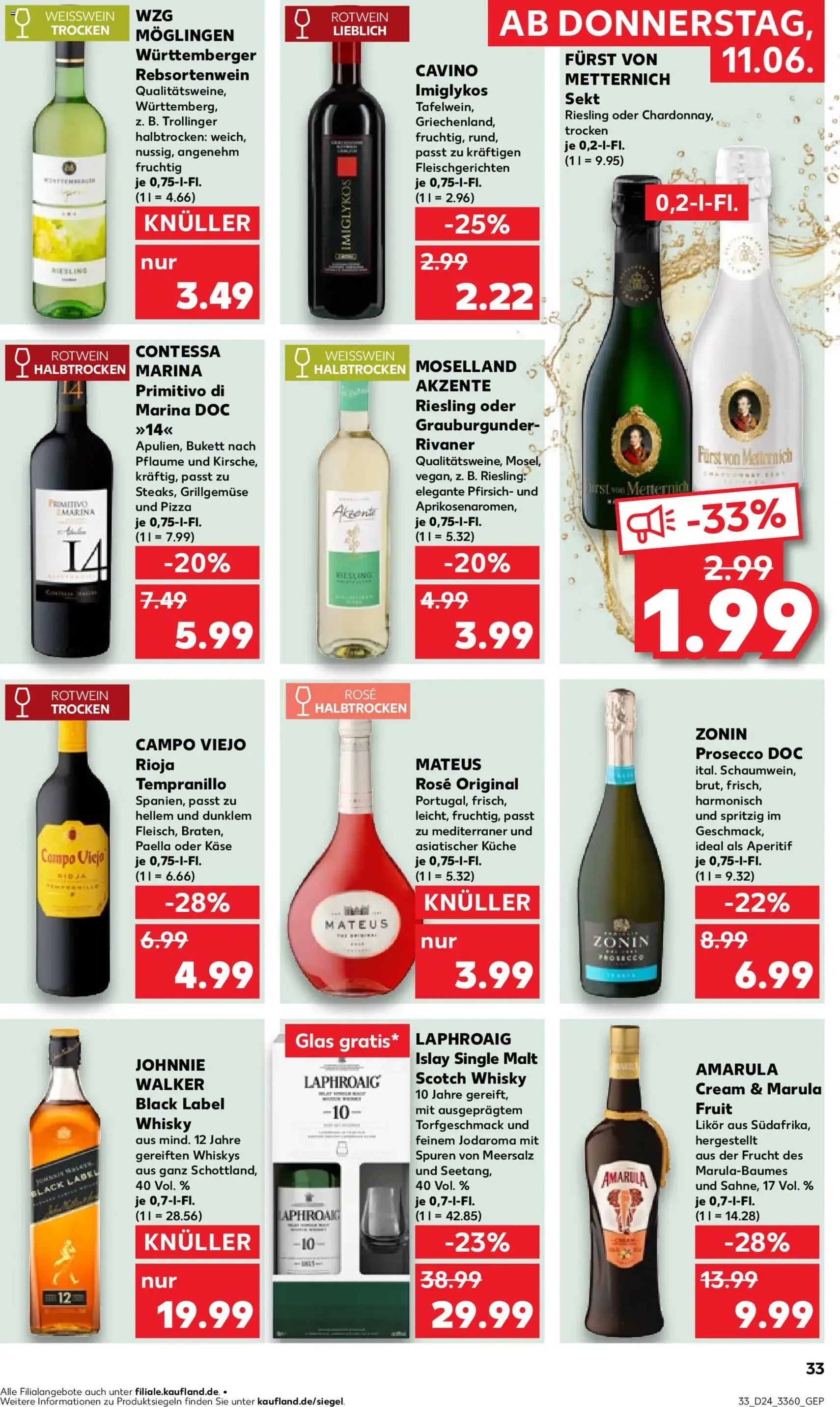 Kaufland Prospekt - Gültiger Prospekt ab 11.06.2026, Seite 33 von insgesamt 50