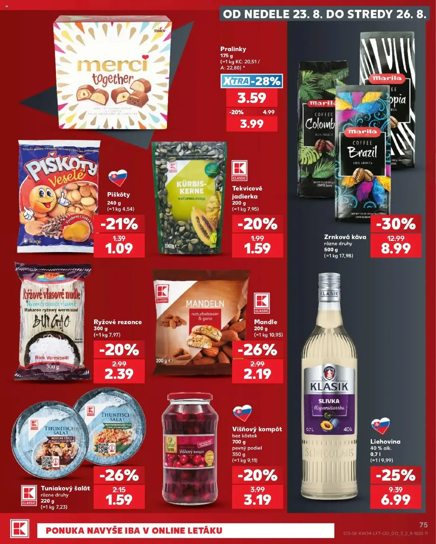 Kaufland leták - platný leták od 20.08.2026 strana 75 z 76