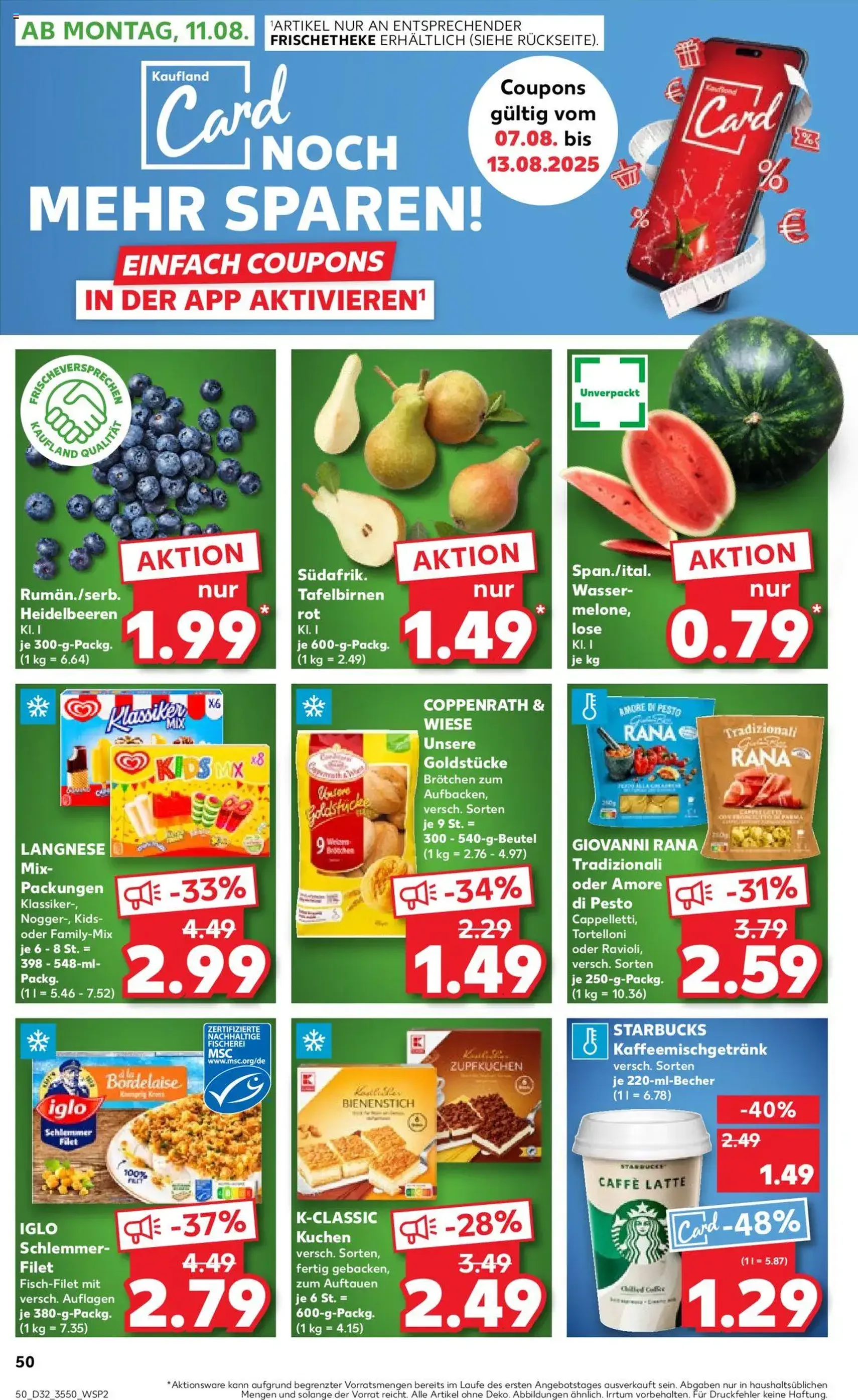 Kaufland Prospekt - Gültiger Prospekt ab 07.08.2025, Seite 50 von insgesamt 60 Kaufland Prospekt - Gültiger Prospekt ab 07.08.2025, Seite 50 von insgesamt 60
