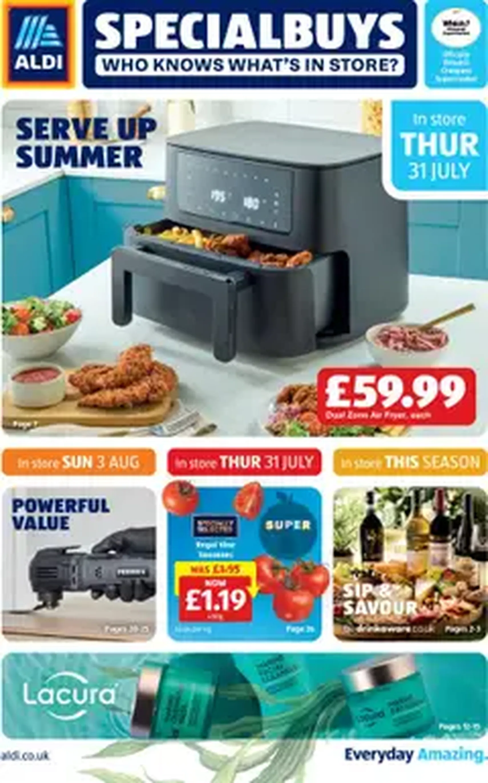 Aldi - Weekly offers UK Specialbuys - valid flyer from 31/07/2025, page 1 of 1