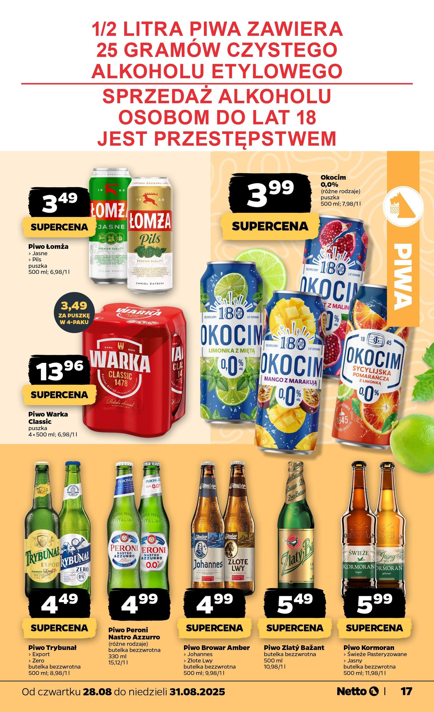 Netto gazetka - Spożywcza - ważny gazetka od 28.08.2025 strona 17 z 35 Netto gazetka - Spożywcza - ważny gazetka od 28.08.2025 strona 17 z 35