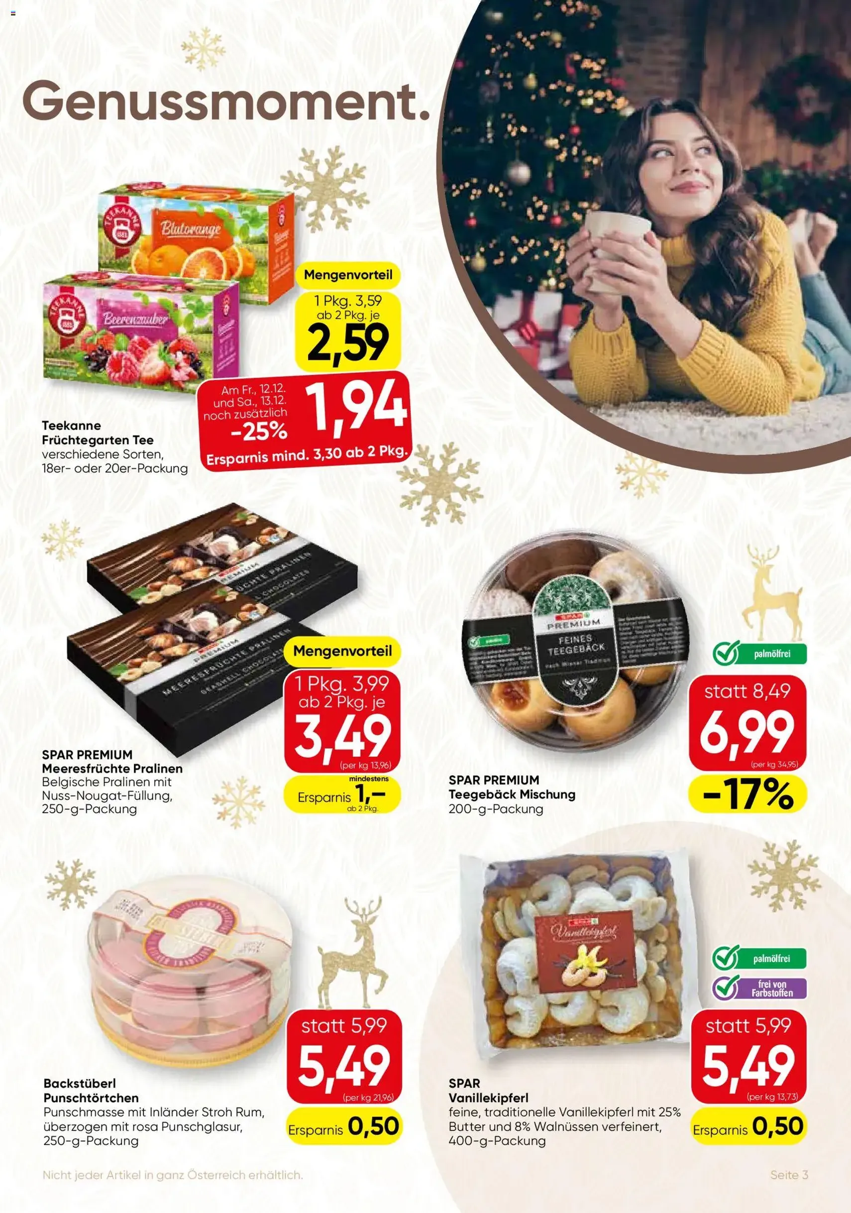 SPAR Gourmet Flugblatt - Gültiger Prospekt ab 11.12.2025, Seite 3 von insgesamt 8