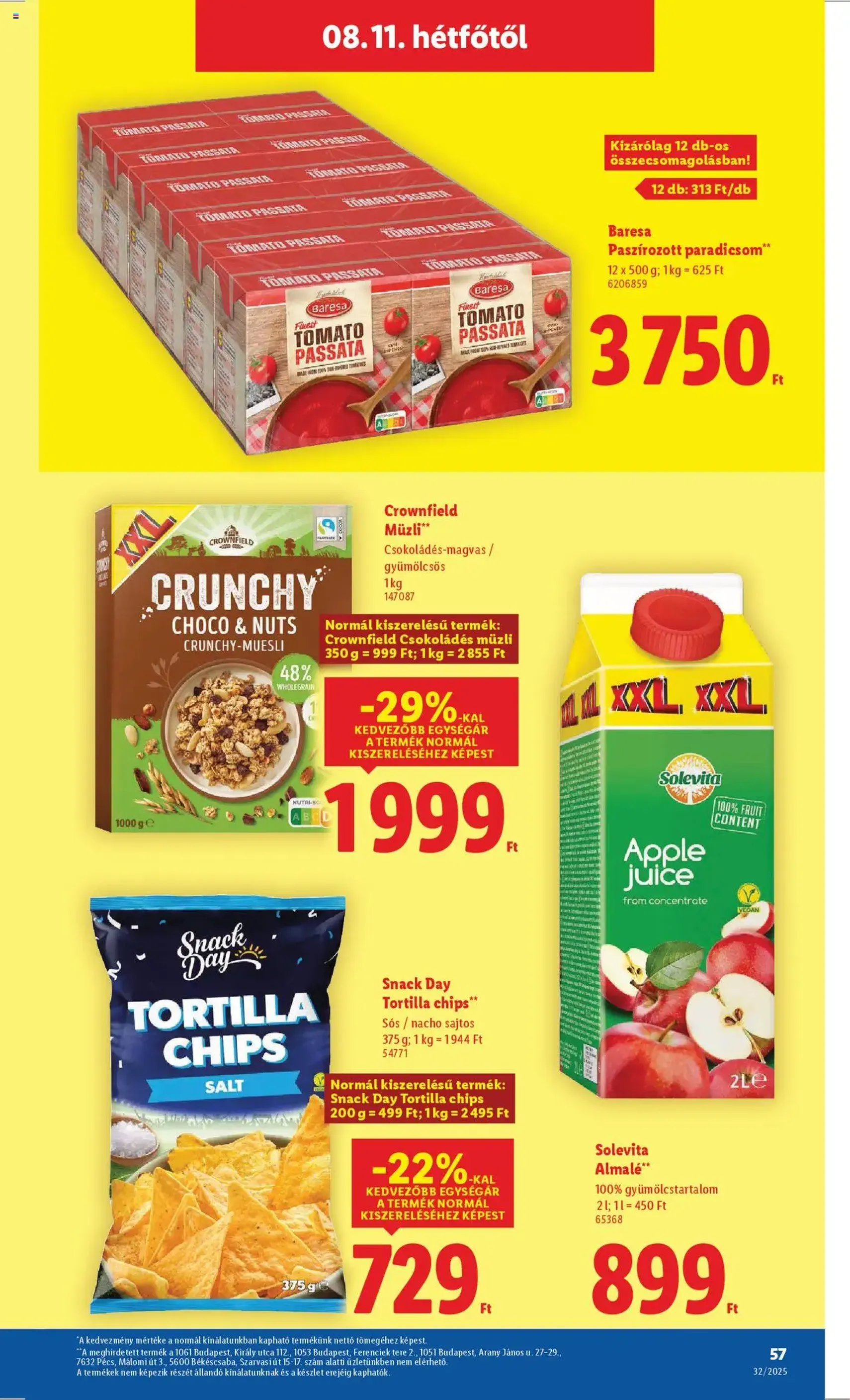 Lidl Akciós újság - 2025.08.07. érvényes szórólap 57 oldal 66 oldalból Lidl Akciós újság - 2025.08.07. érvényes szórólap 57 oldal 66 oldalból