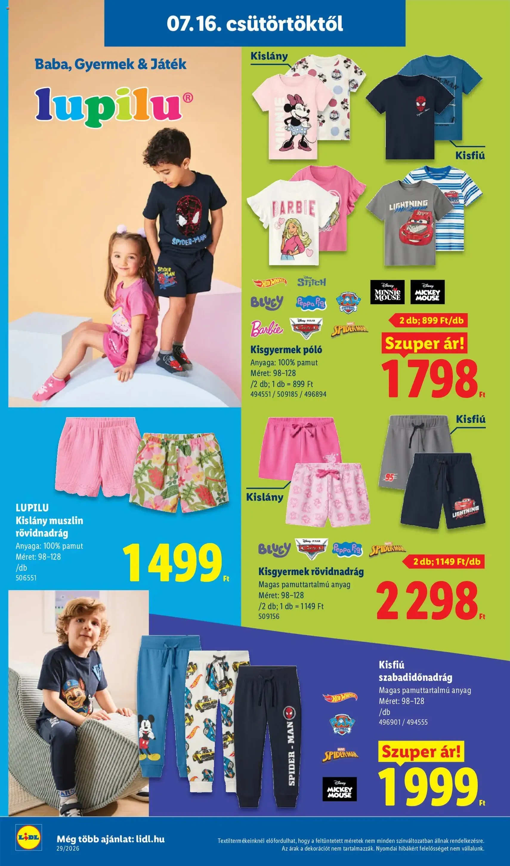 Lidl akciós újság - 2026.07.16. érvényes szórólap 44 oldal 88 oldalból