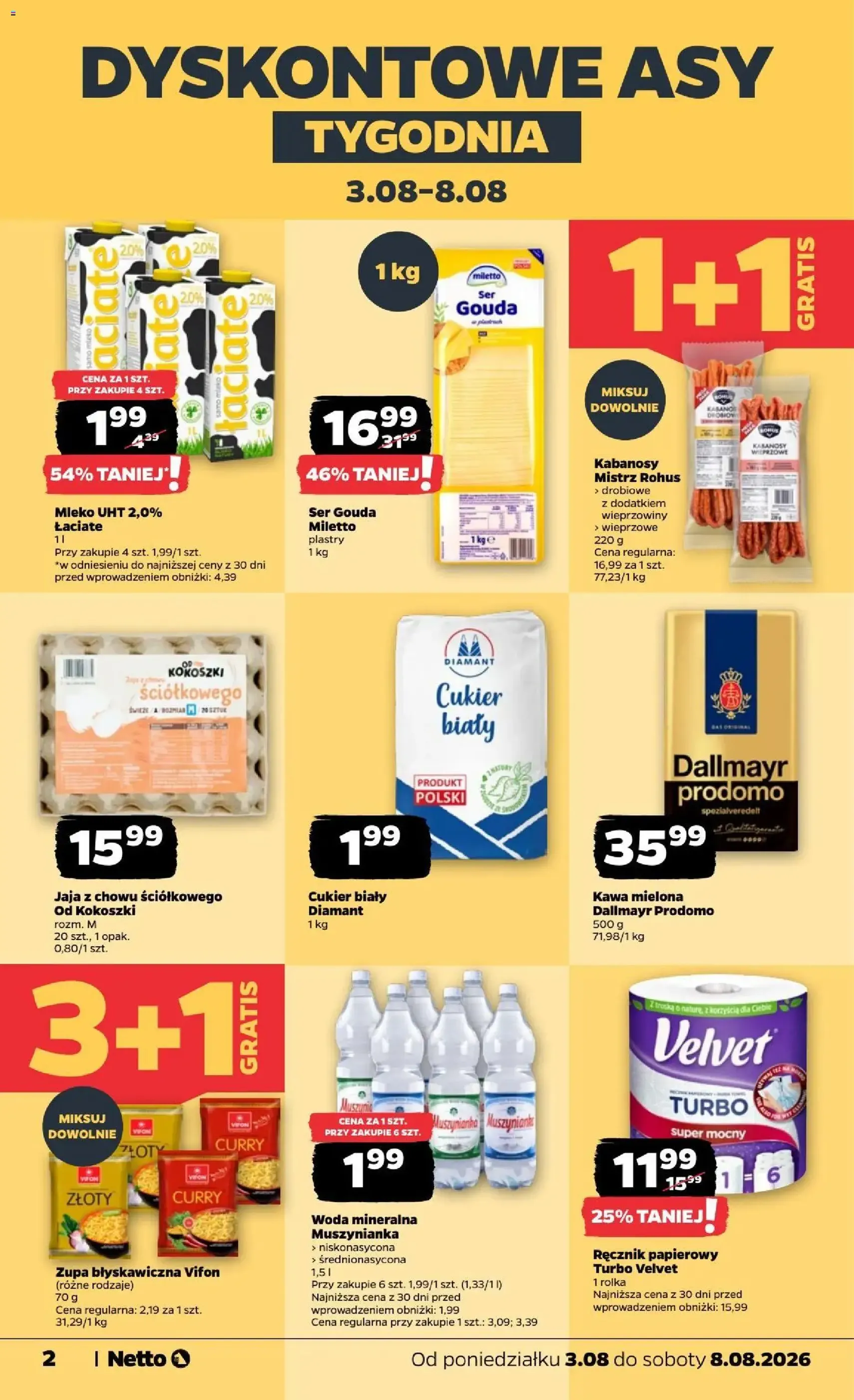 Netto gazetka od poniedziałku - ważny gazetka od 03.08.2026 strona 2 z 37