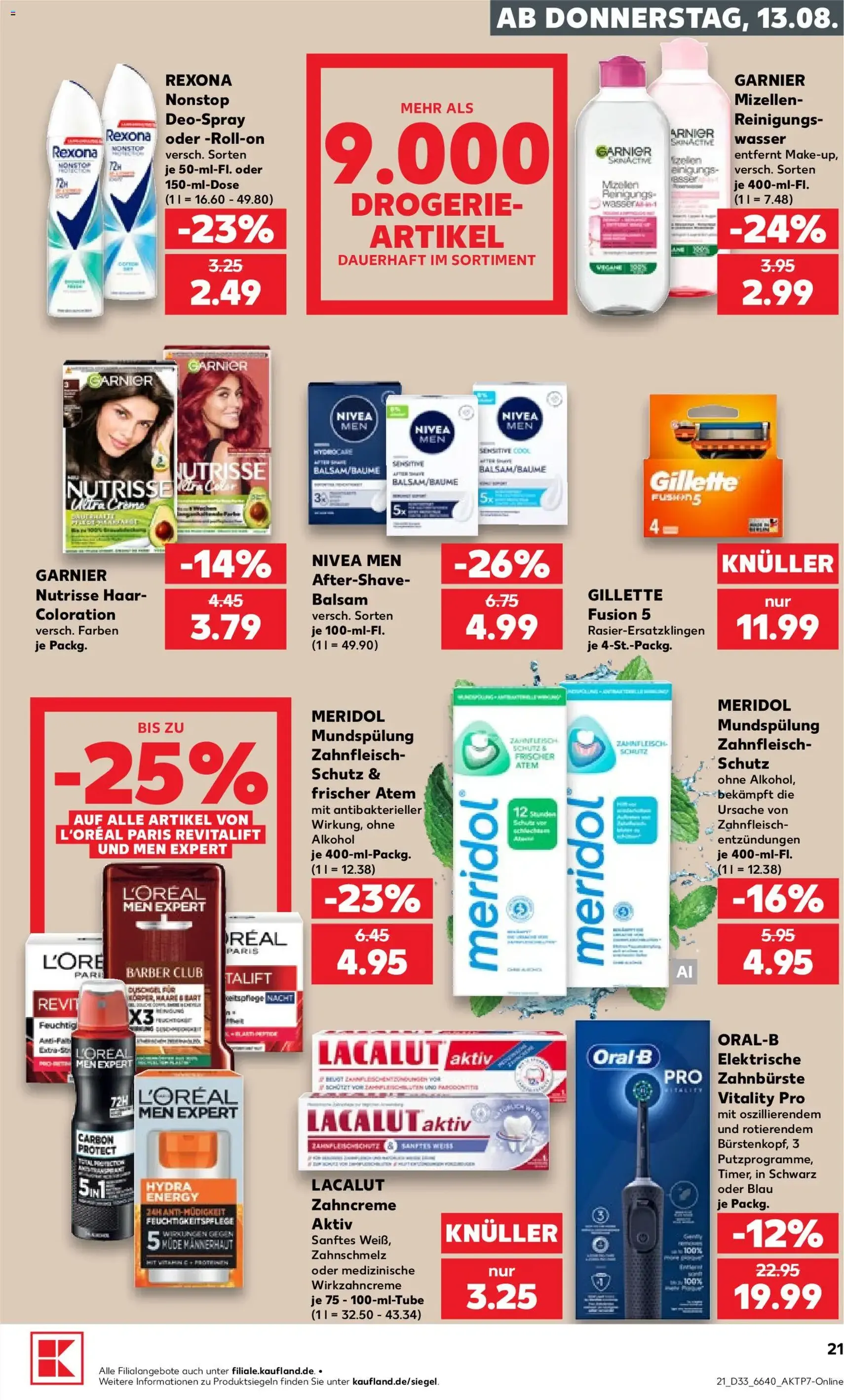 Kaufland Prospekt - Gültiger Prospekt ab 13.08.2026, Seite 21 von insgesamt 54