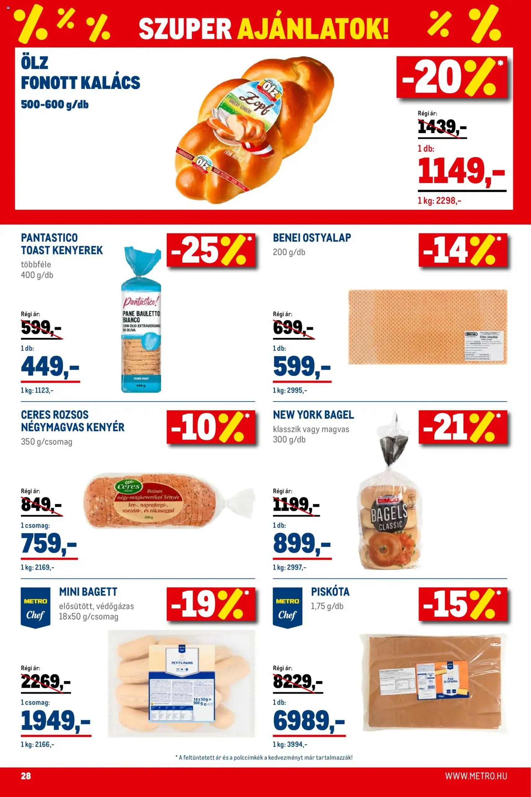 Metro - Élelmiszer és Szezonális katalógus 2026/02 - 2026.02.01. érvényes szórólap 28 oldal 41 oldalból