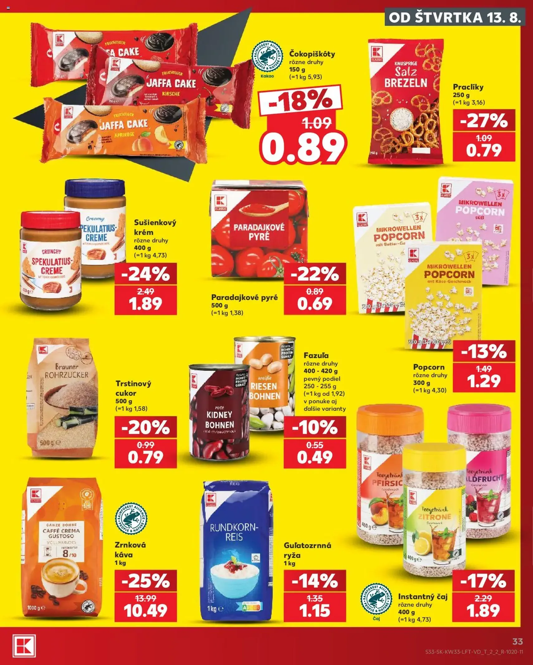 Kaufland leták - platný leták od 13.08.2026 strana 33 z 80