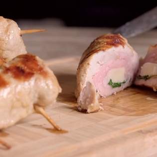 Recipe preview "Bombette Pugliesi": Italian wrapped cheese recipe