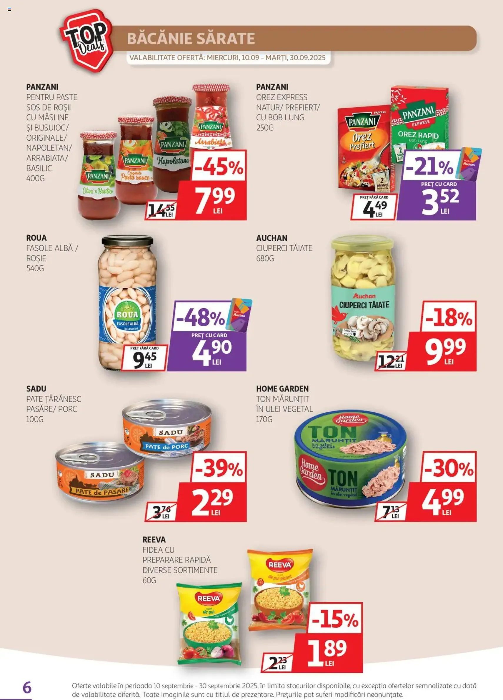 Catalog Auchan - cataloage valabile începând cu 10.09.2025 pagina 6 din 26 Catalog Auchan - cataloage valabile începând cu 10.09.2025 pagina 6 din 26