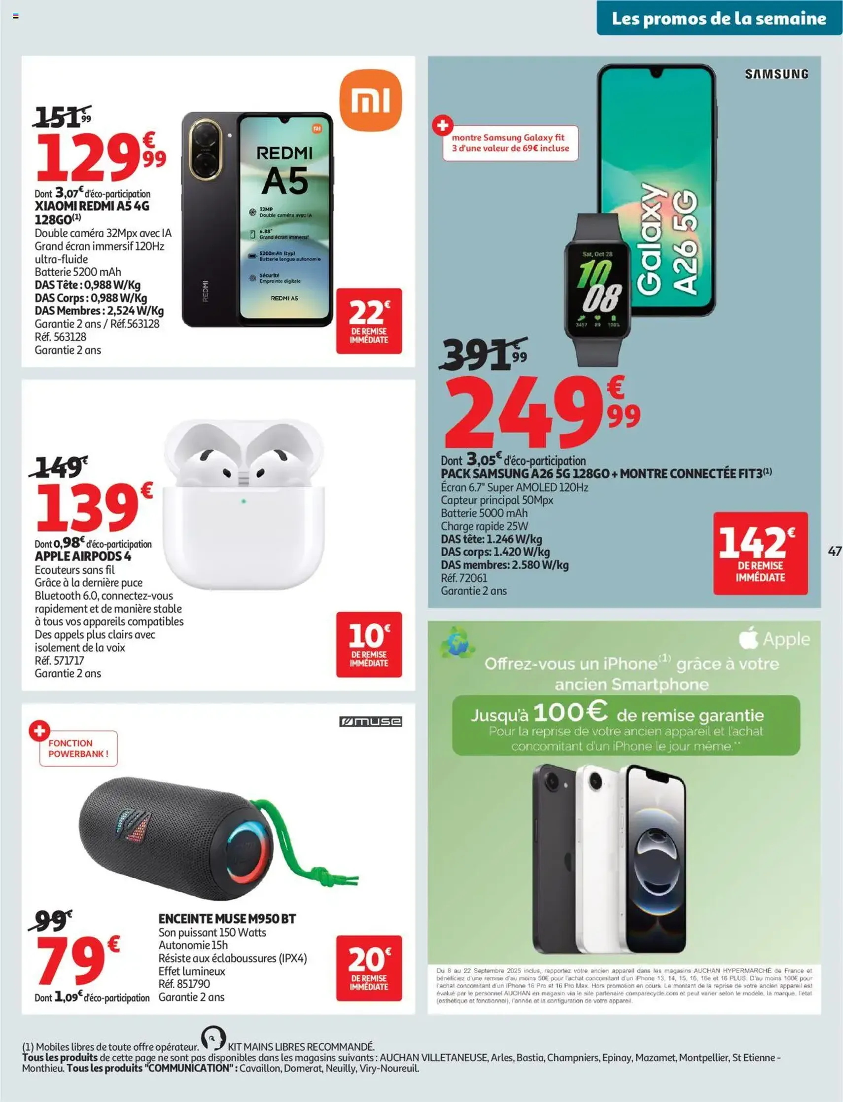 Auchan prospectus - brochure valable à partir du 09/09/2025, page 47 sur 60 Auchan prospectus - brochure valable à partir du 09/09/2025, page 47 sur 60