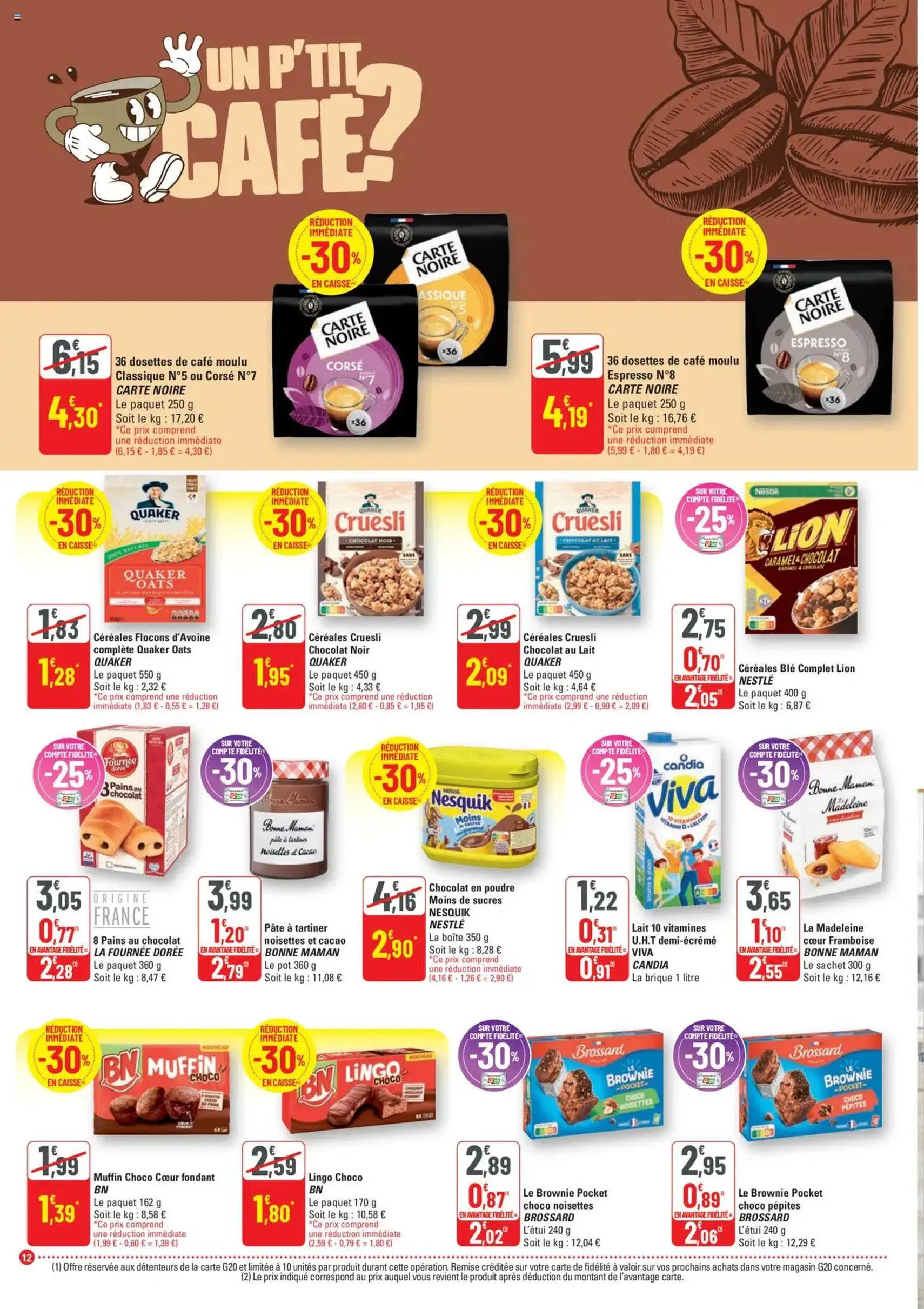 G20 Supermarchés catalogue - brochure valable à partir du 08/10/2025, page 12 sur 20