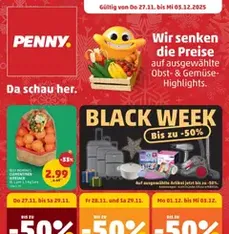 Penny Markt - Black Friday - Prospekt Vorschau gültig ab 27.11.2025