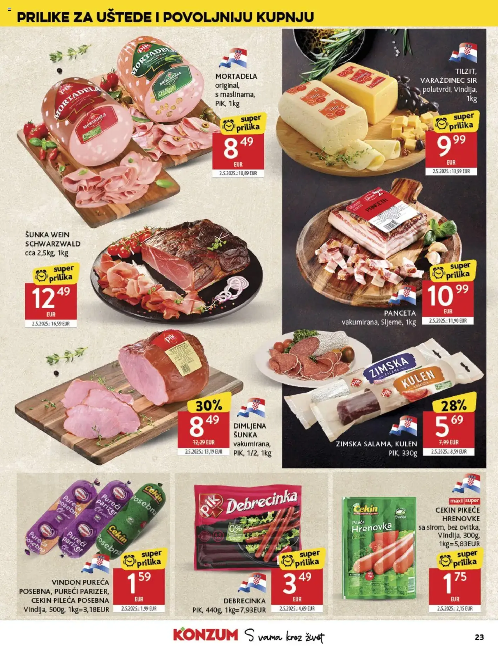 Konzum HR Akciós újság - 2025.09.10. érvényes szórólap 23 oldal 51 oldalból