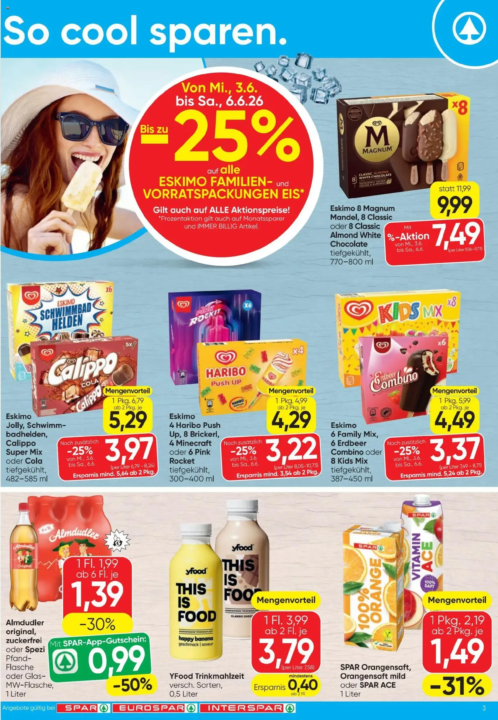 Spar Flugblatt - Gültiger Prospekt ab 03.06.2026, Seite 3 von insgesamt 20