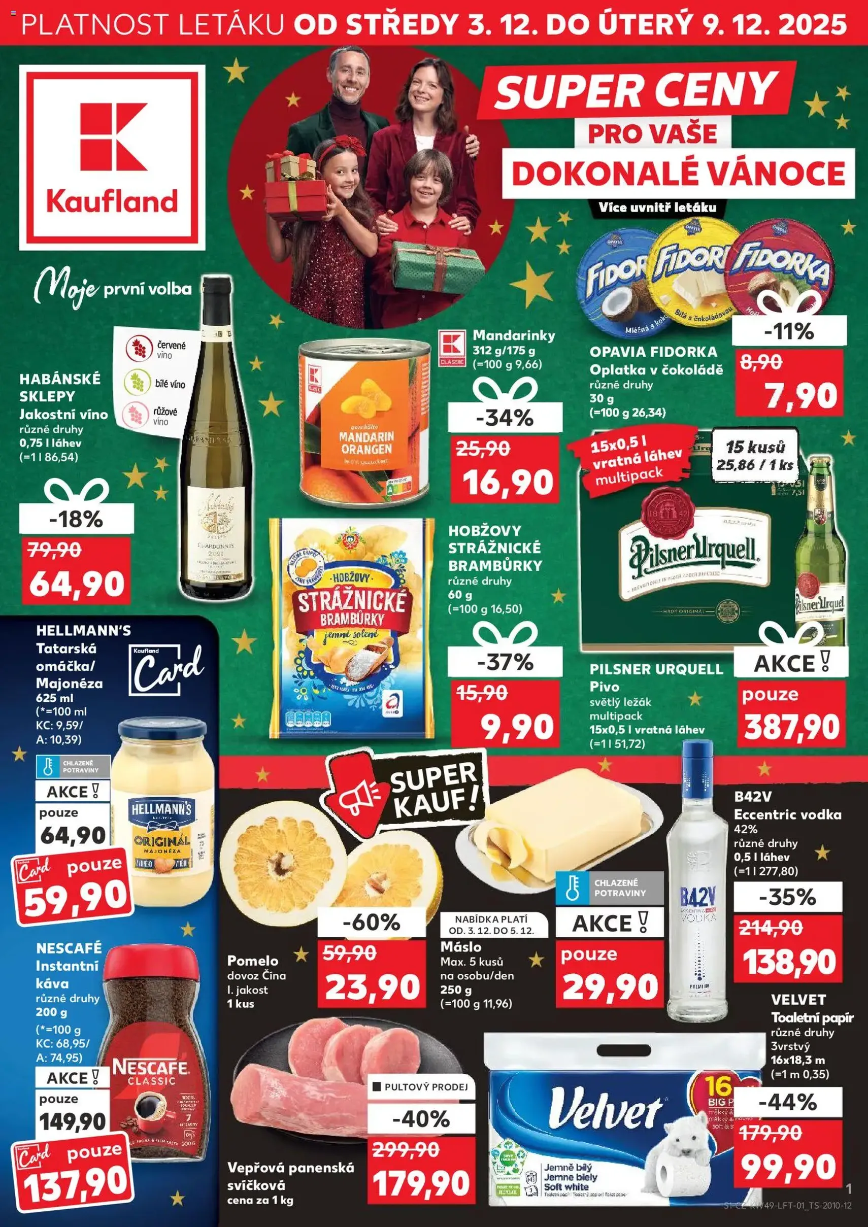 Kaufland leták - platný leták od 03.12.2025 strana 1 z 60