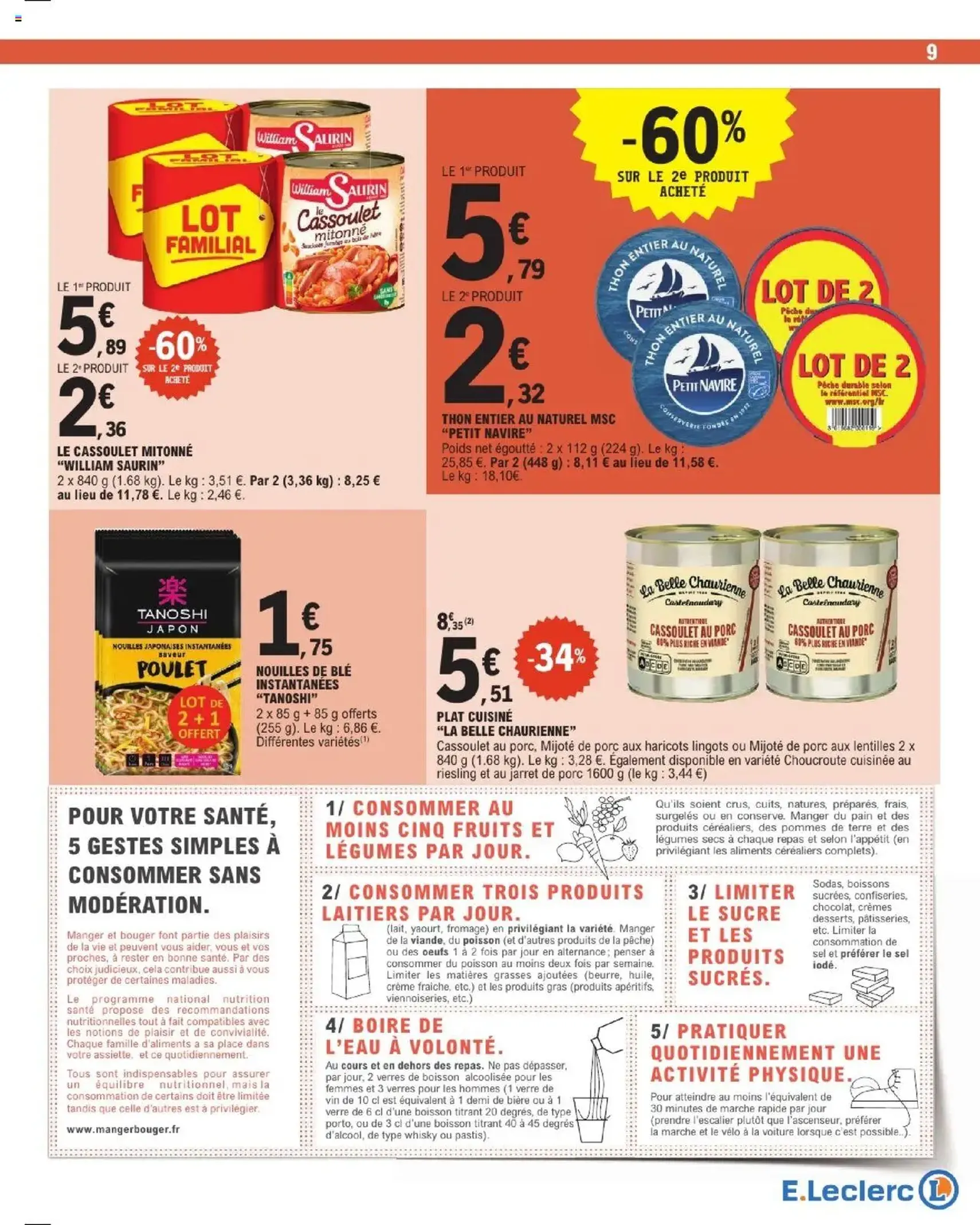 E.Leclerc catalogue semaine 40 - brochure valable à partir du 30/09/2025, page 9 sur 36 E.Leclerc catalogue semaine 40 - brochure valable à partir du 30/09/2025, page 9 sur 36