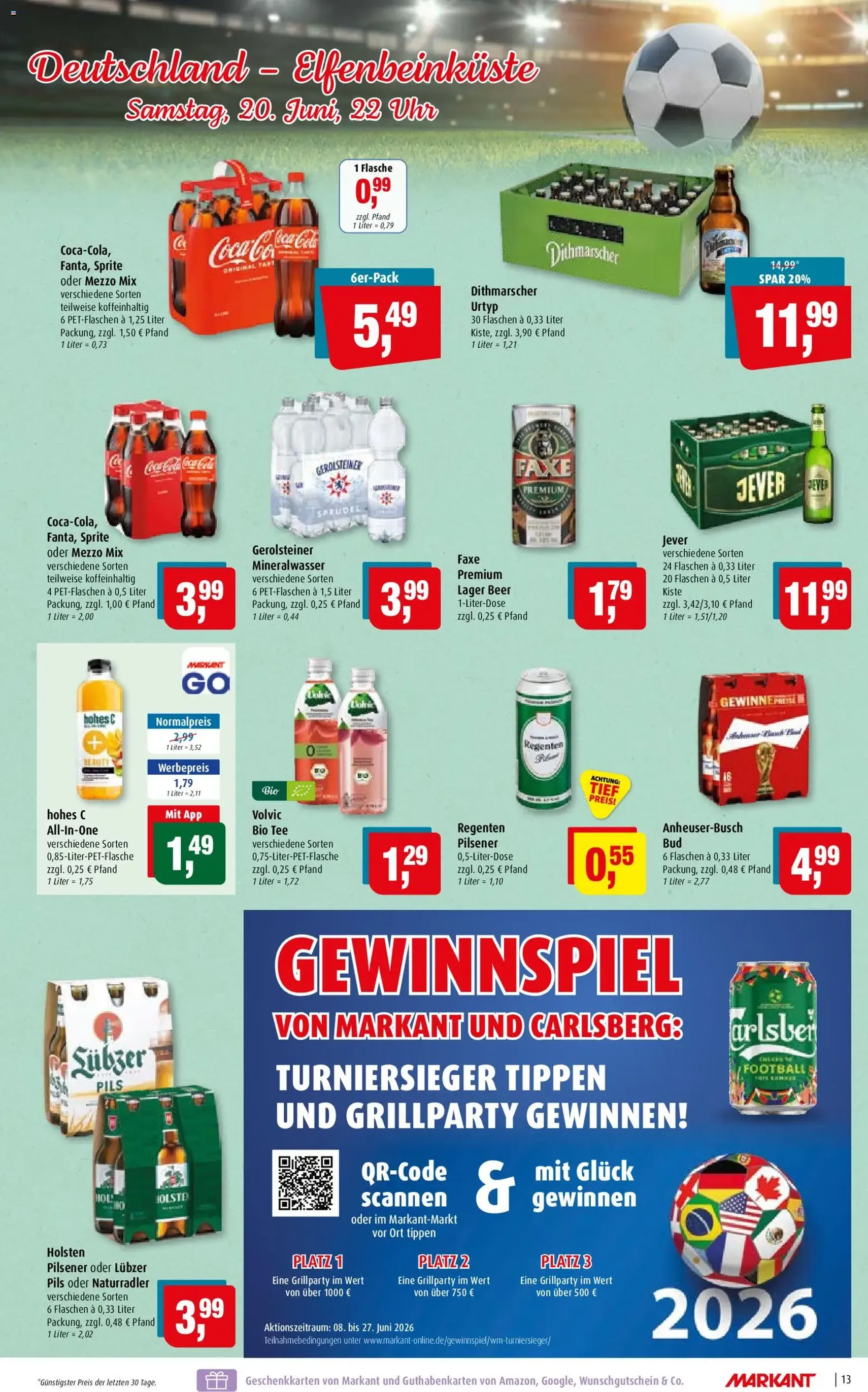 Markant Prospekt - Gültiger Prospekt ab 15.06.2026, Seite 13 von insgesamt 14