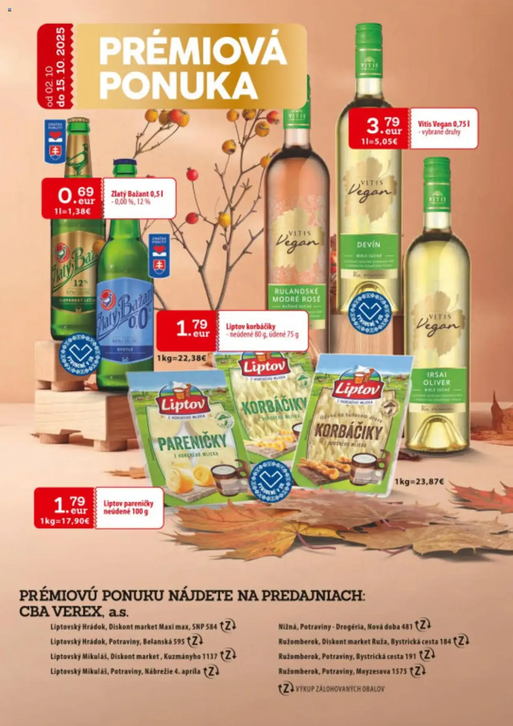 CBA Verex leták - platný leták od 02.10.2025 strana 29 z 32 CBA Verex leták - platný leták od 02.10.2025 strana 29 z 32