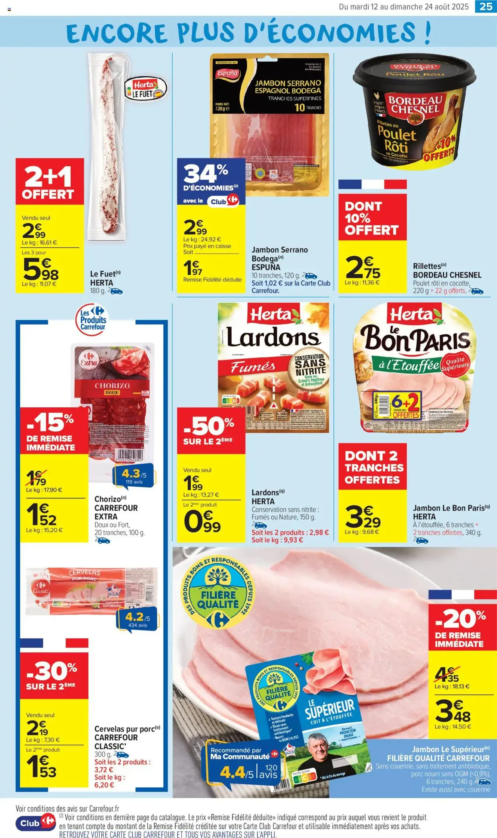 Carrefour Market catalogue semaine 33 - brochure valable à partir du 12/08/2025, page 27 sur 44