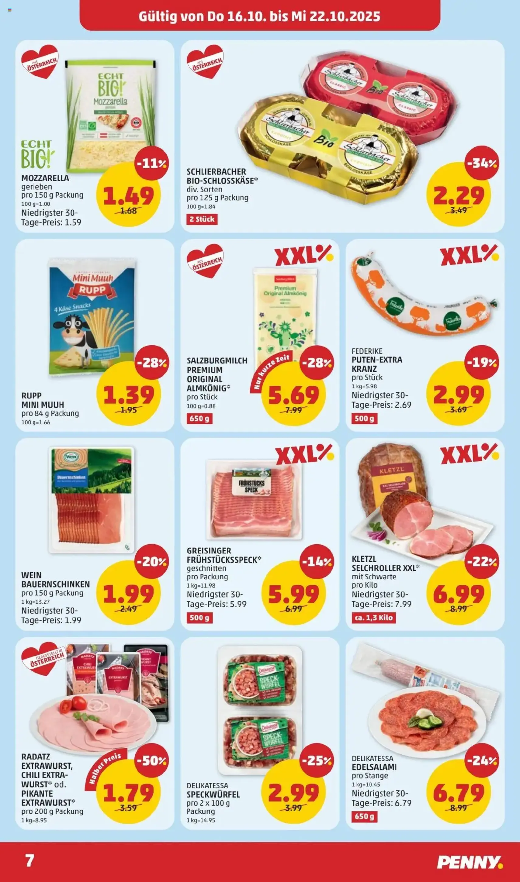Penny Markt Flugblatt - Gültiger Prospekt ab 16.10.2025, Seite 7 von insgesamt 32